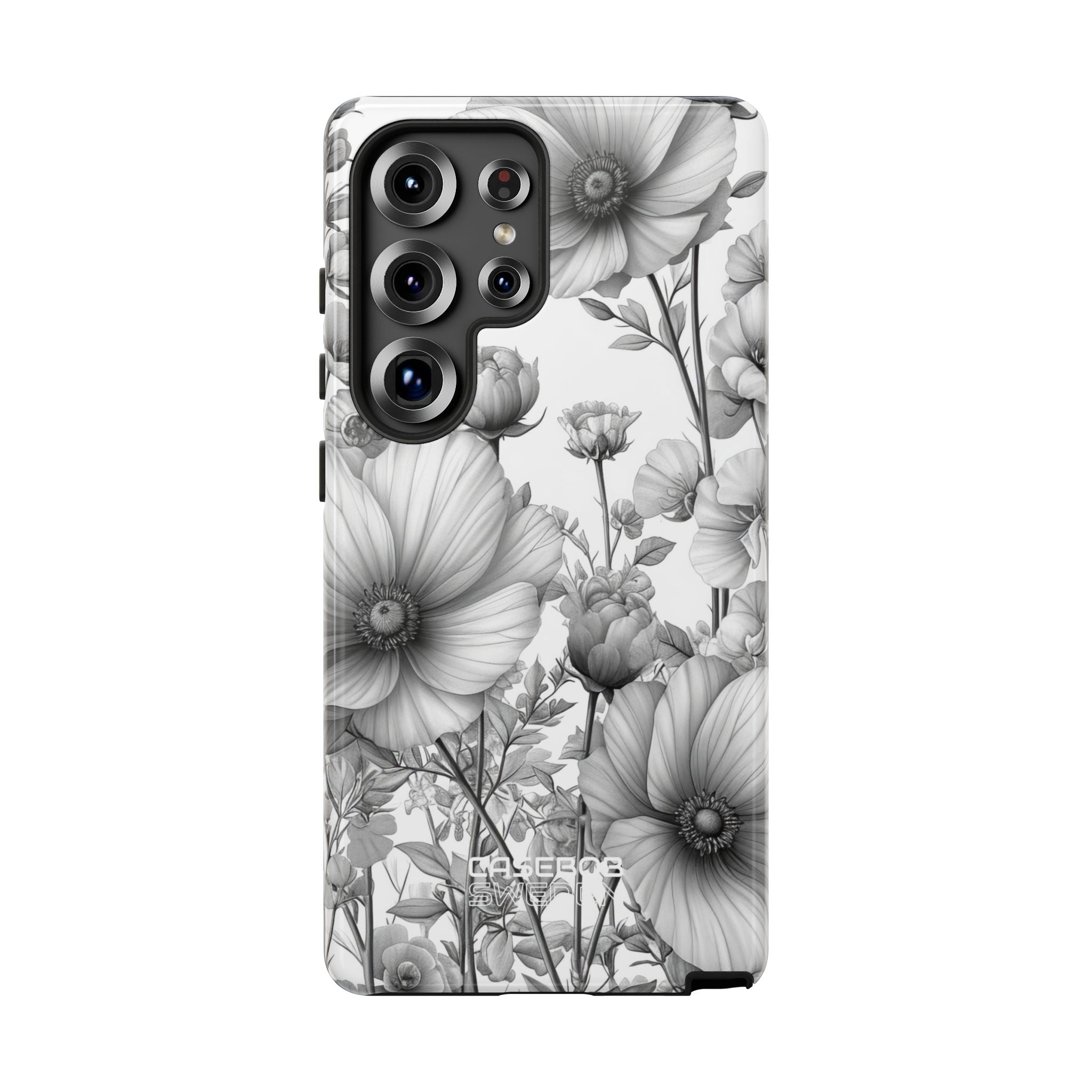Incisione floreale vintage Samsung S25 - Tough