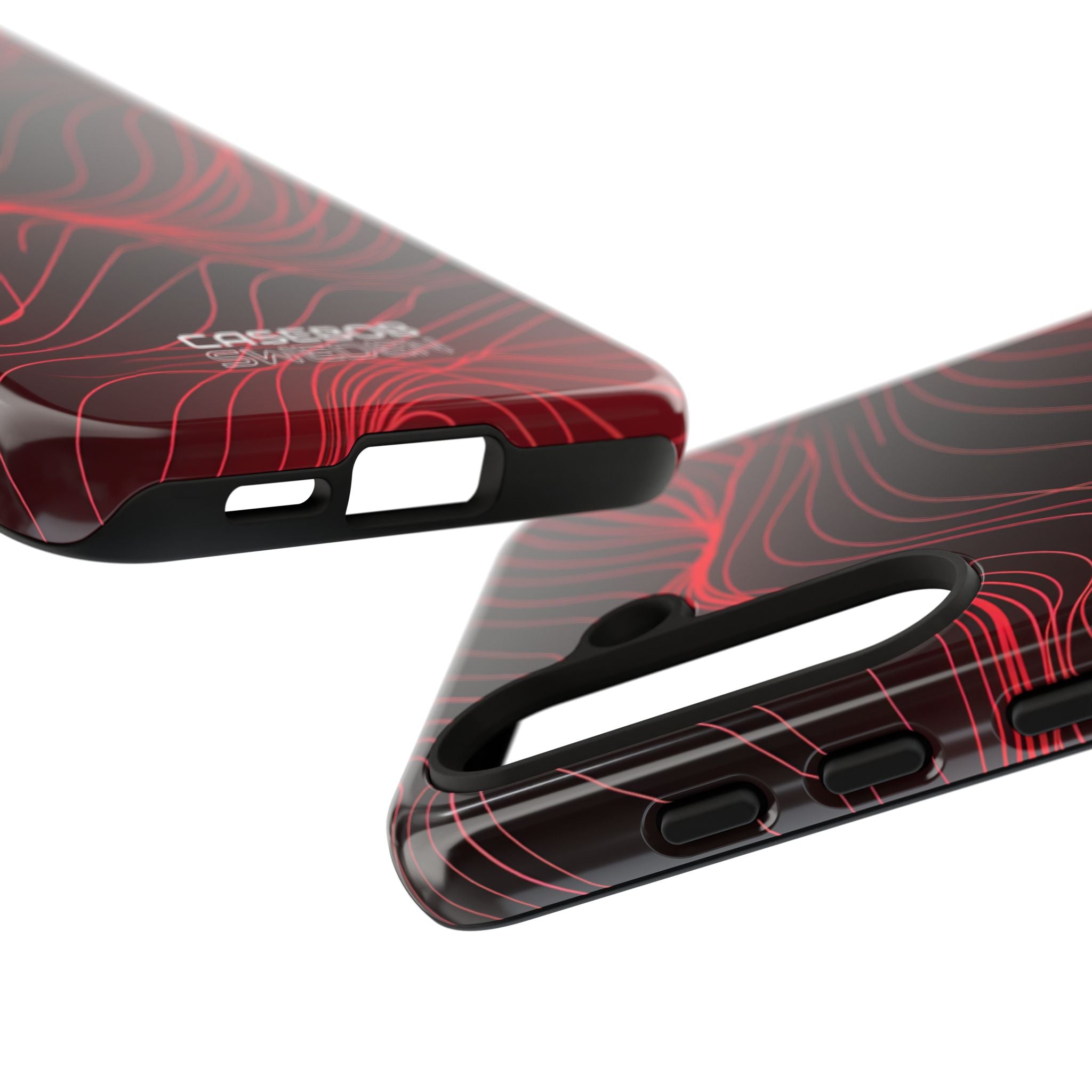 Crimson Waveform Flow Samsung S24 - Tough