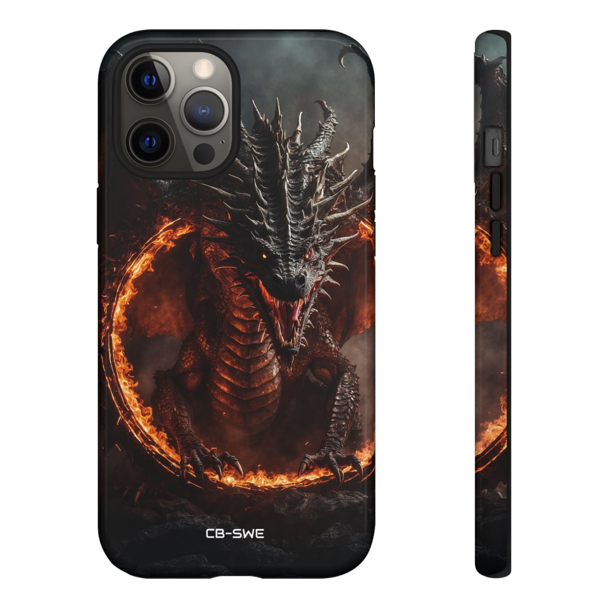 Fiery Dragon Roars - iPhone Case