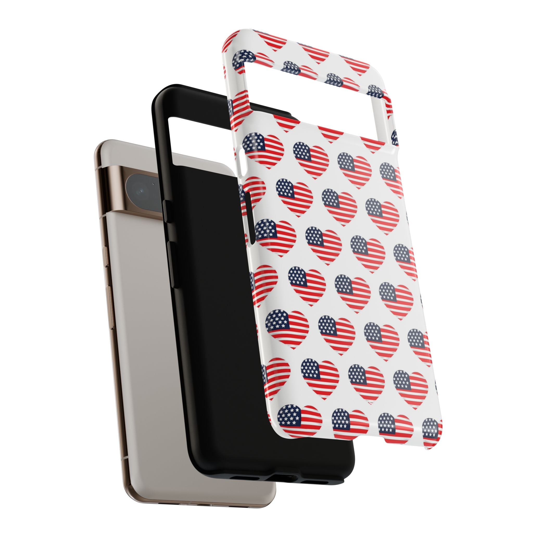 Hearts Embrace Freedom - Google Pixel Case