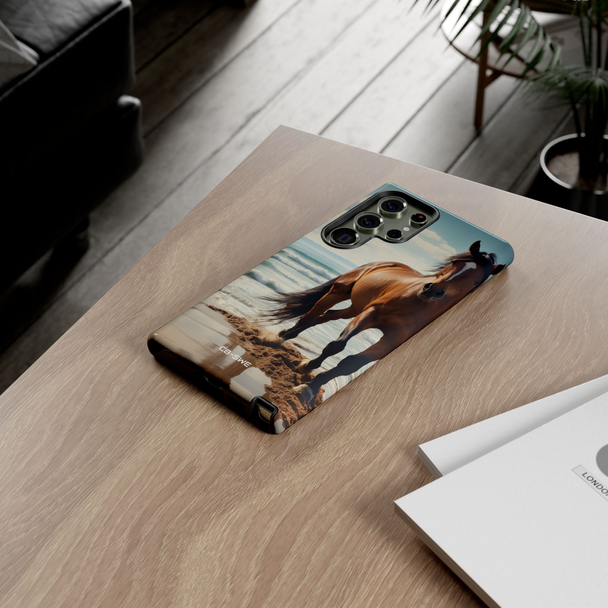 Horse Gallops Shoreline - Samsung Case