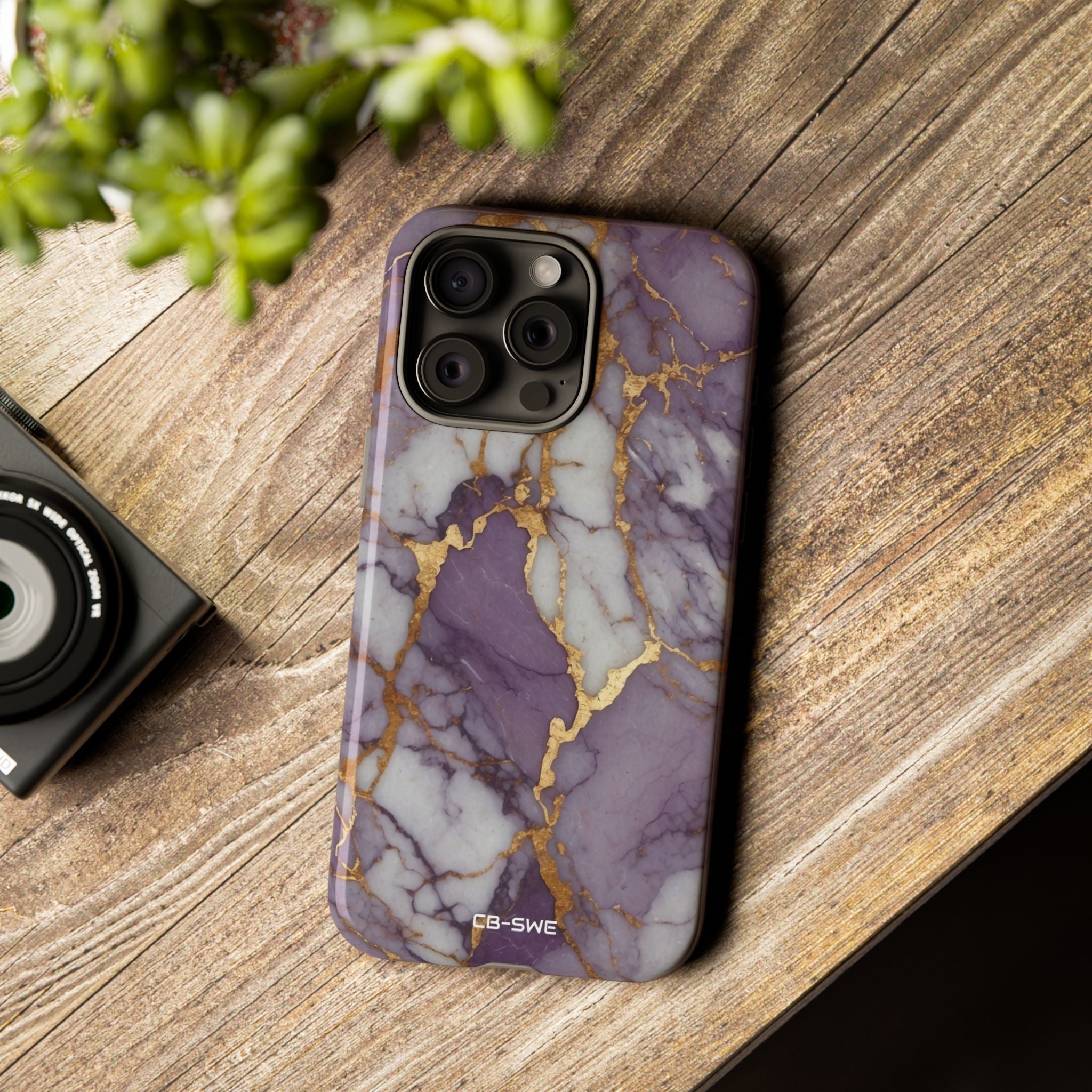 Lavender Veins Flow - iPhone Case