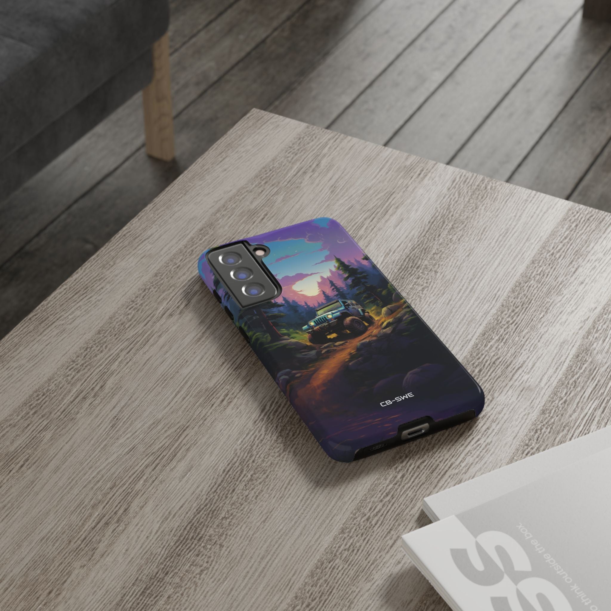 Sunset Forest Drive - Samsung Case