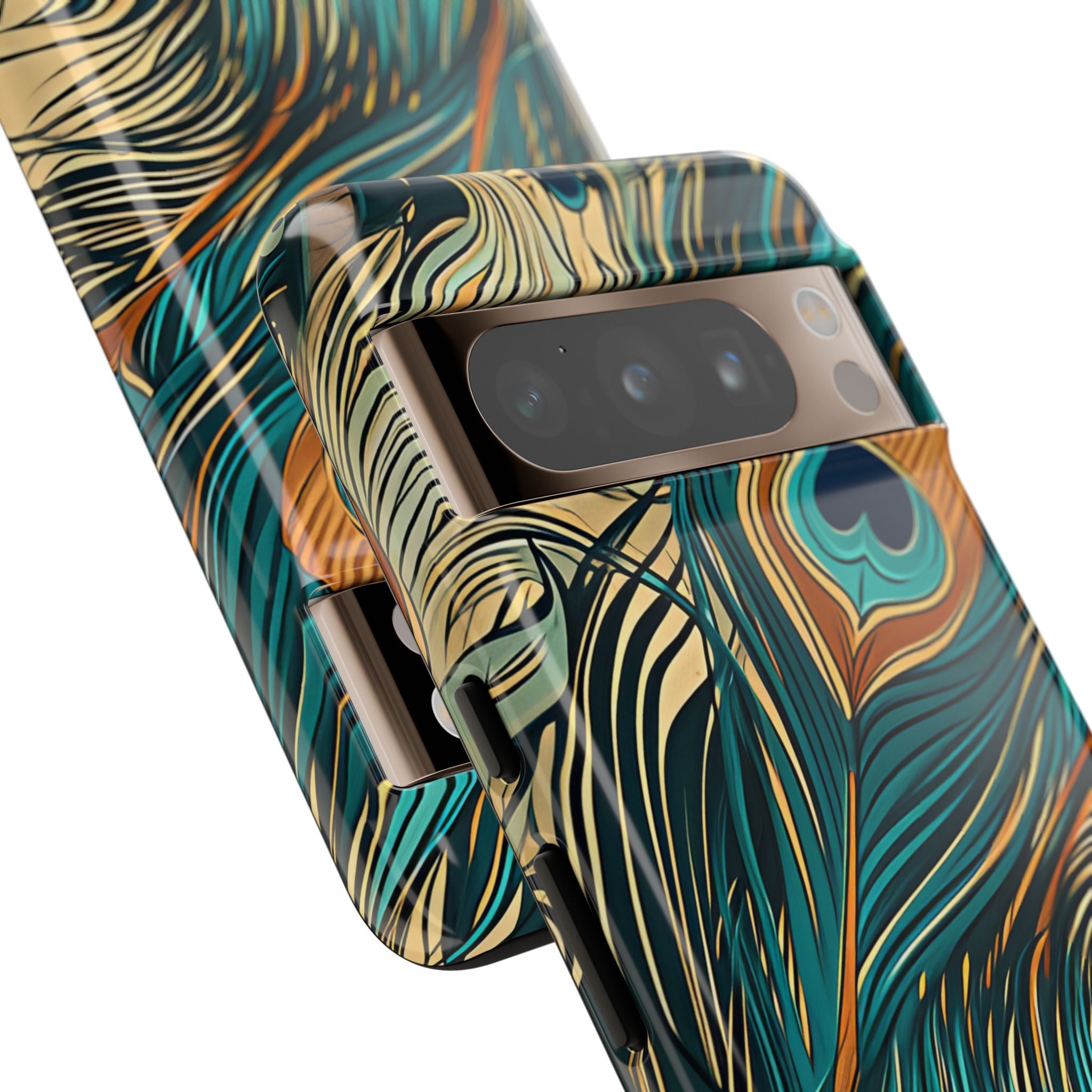 Vortice di piume di pavone Google Pixel 8 - Tough