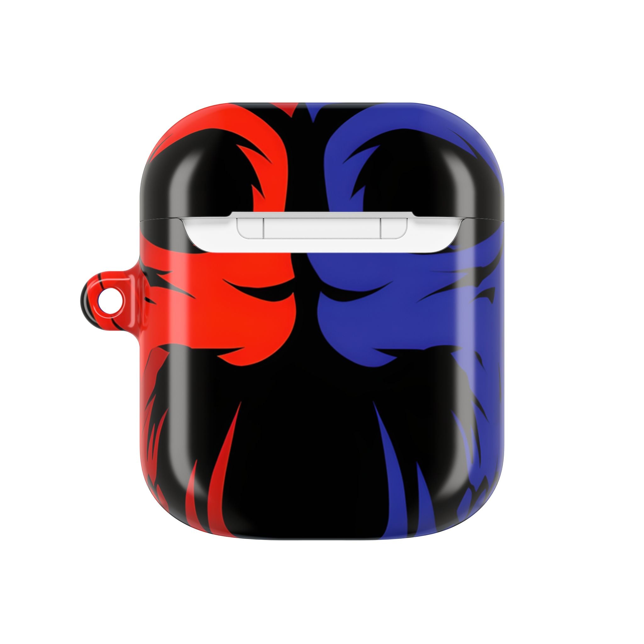Dual Skulls RedBlue - AirPods Case