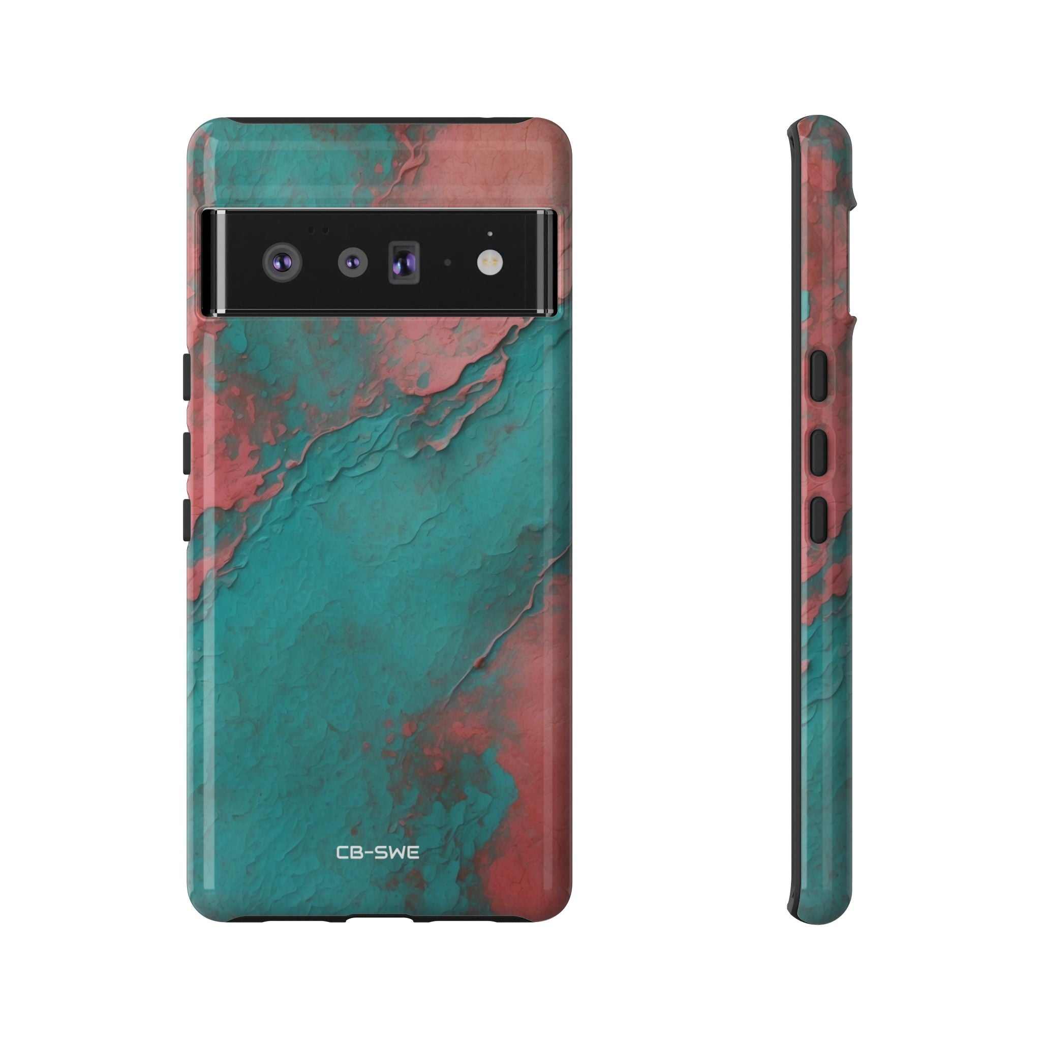 Turbulent Coral Flow - Google Pixel Case