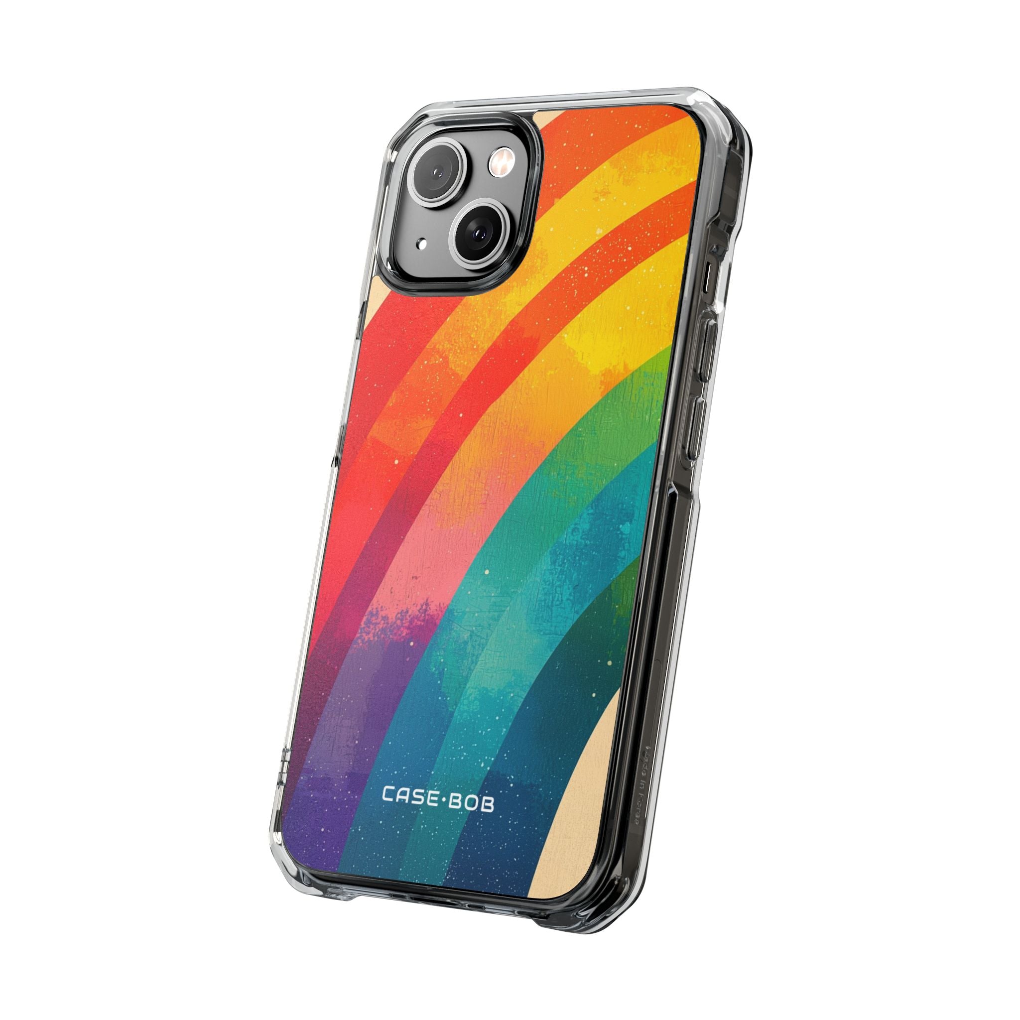 Textured Rainbow Arc iPhone 14 Case - Impact