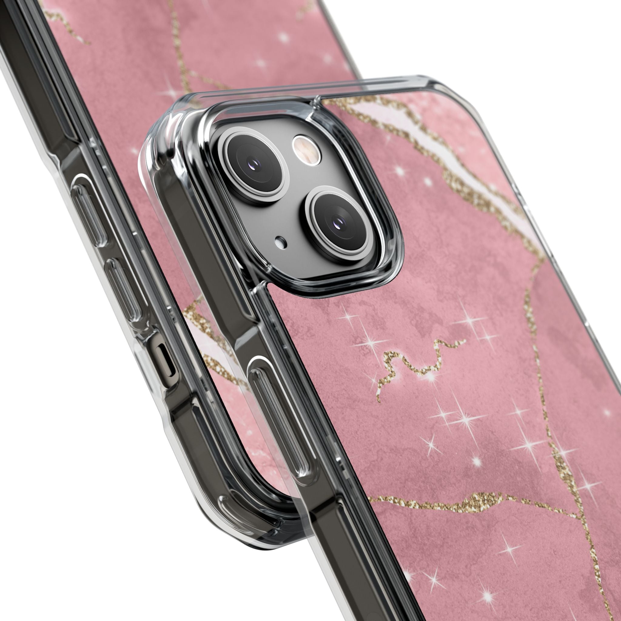Pink Marble Luxe iPhone Case - Impact