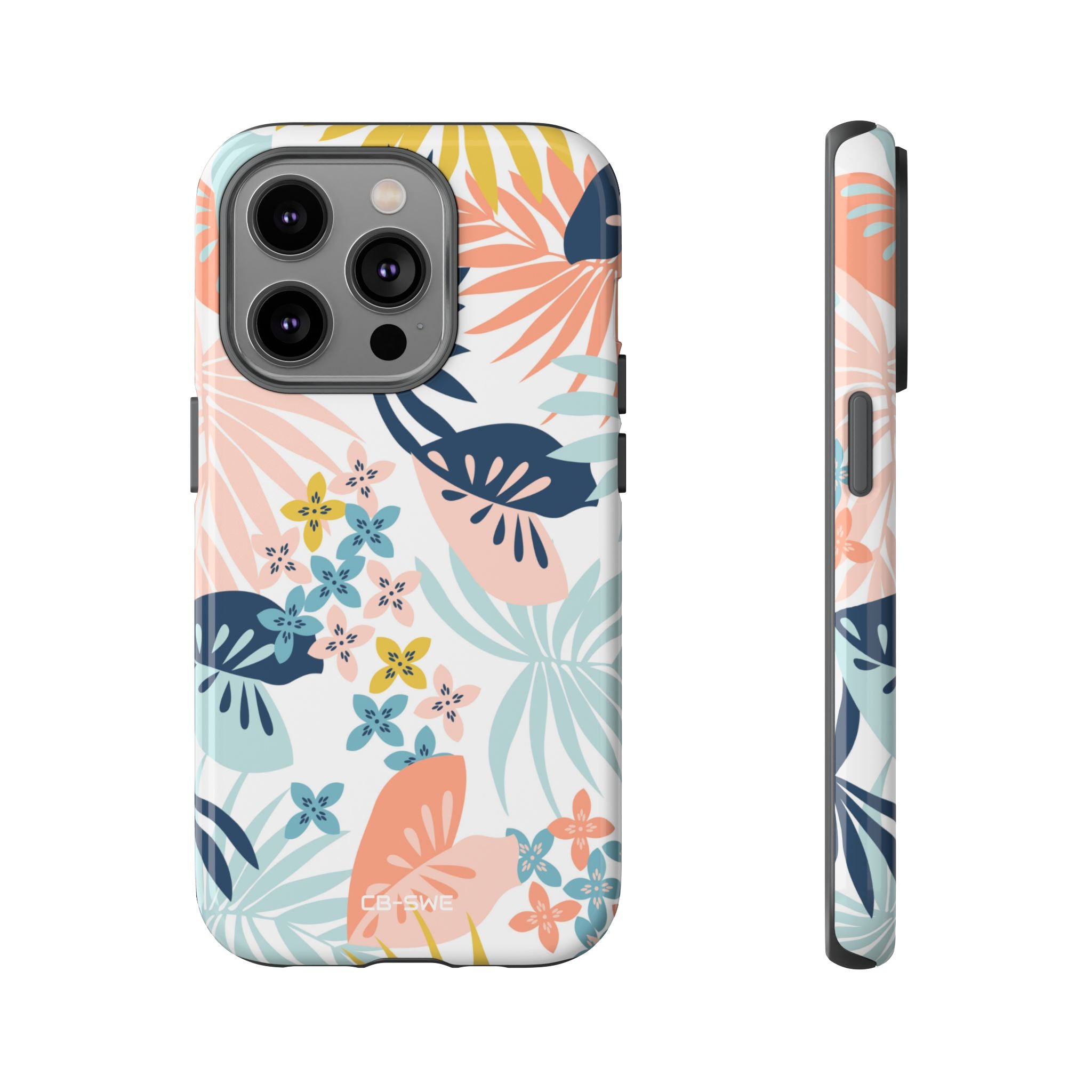Tropical Foliage Blooms - iPhone Case