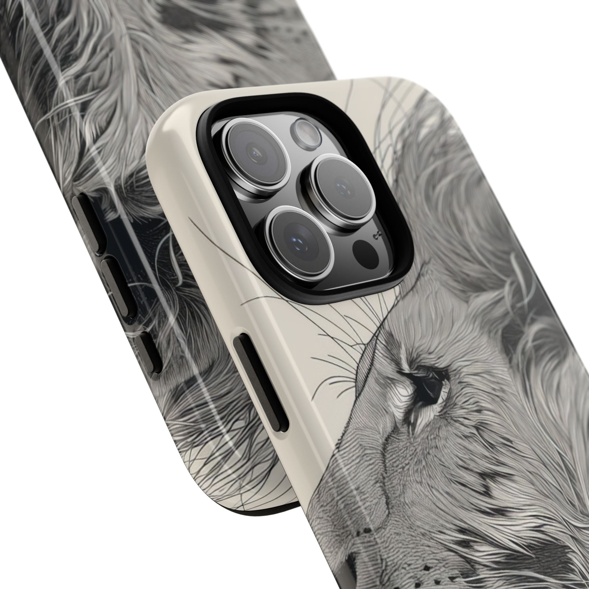 Profilo Leone Maestoso iPhone 16 - Tough