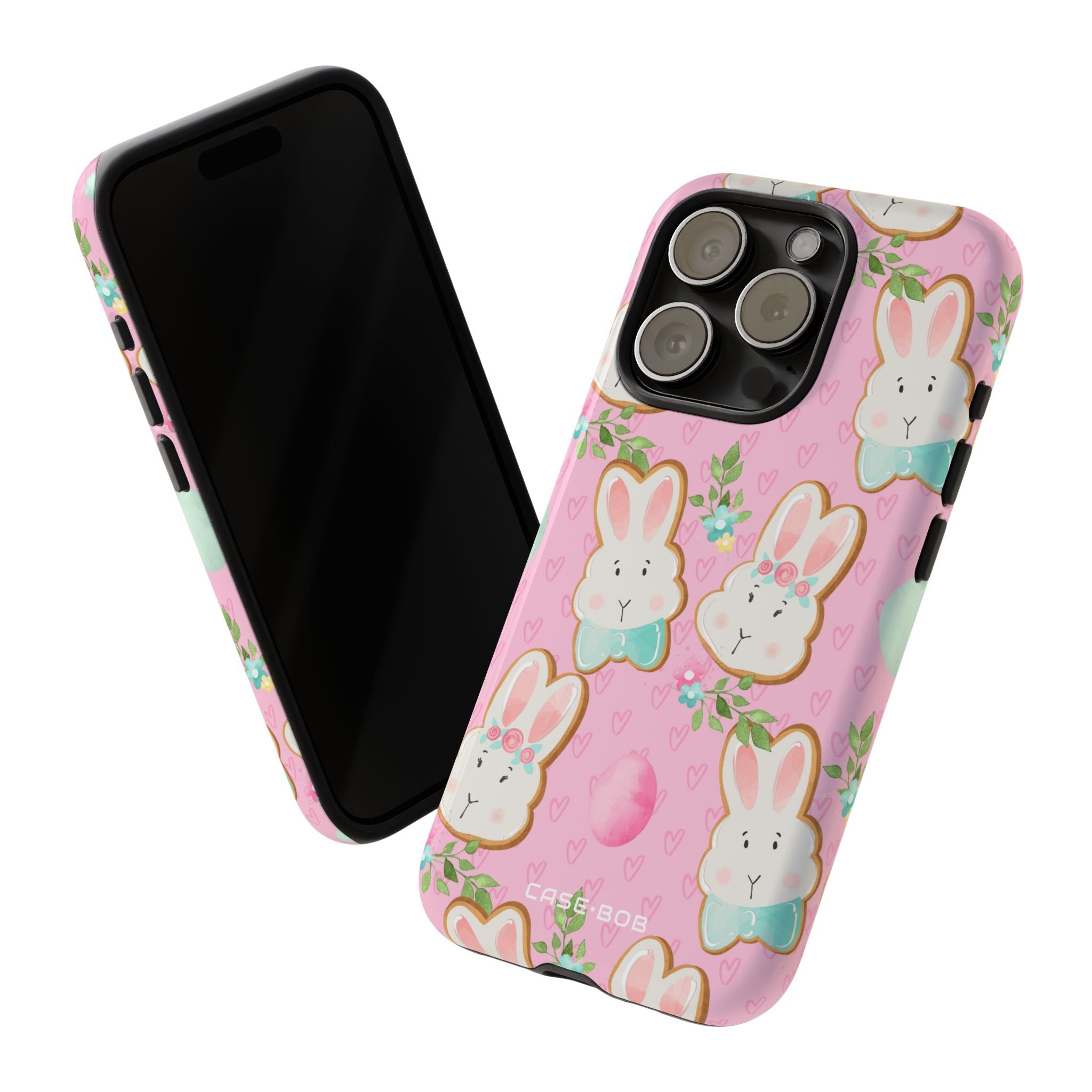 Bunny Blossom iPhone 15 Pro Case - Tough