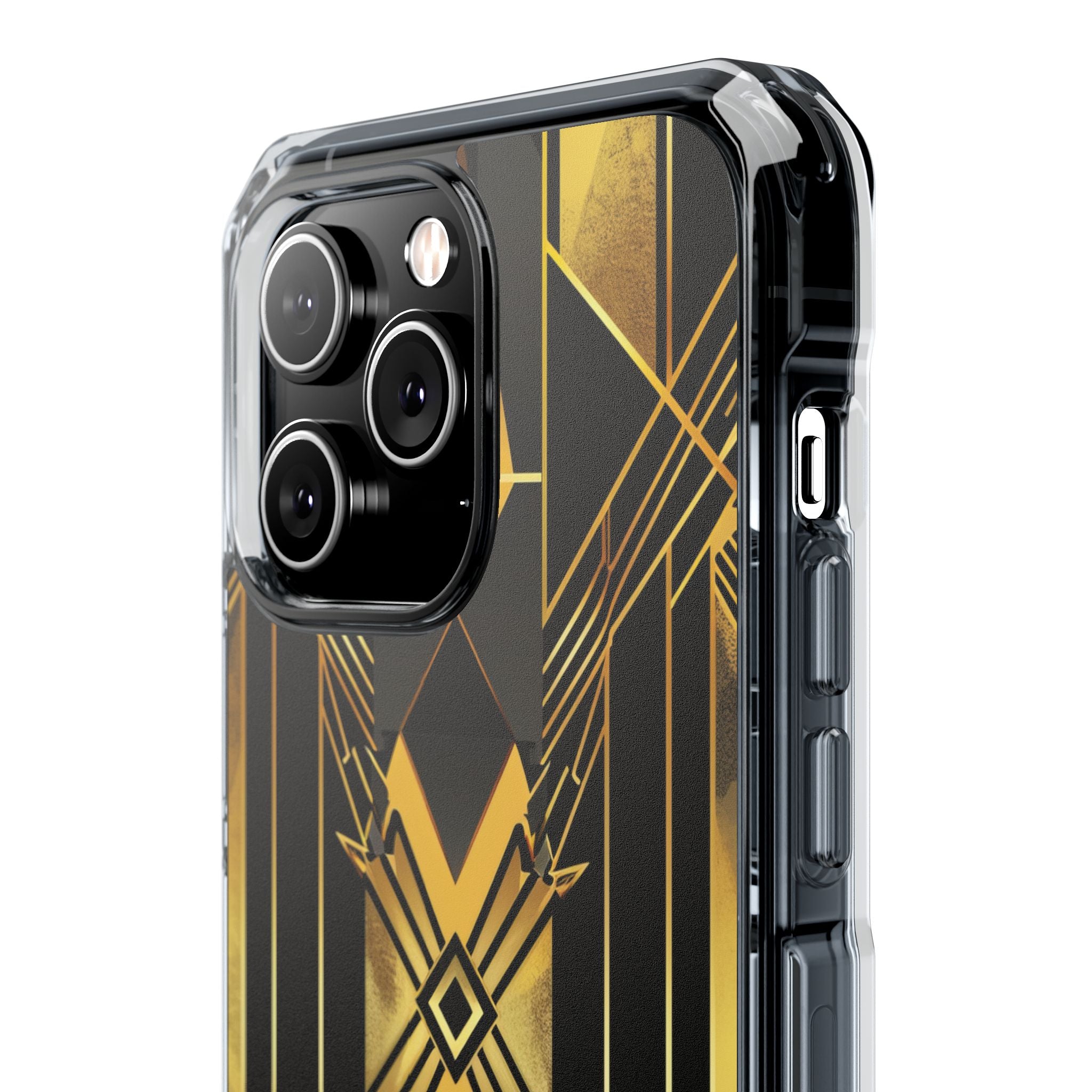 Golden Deco Symphony iPhone 14 - Impact Clear+