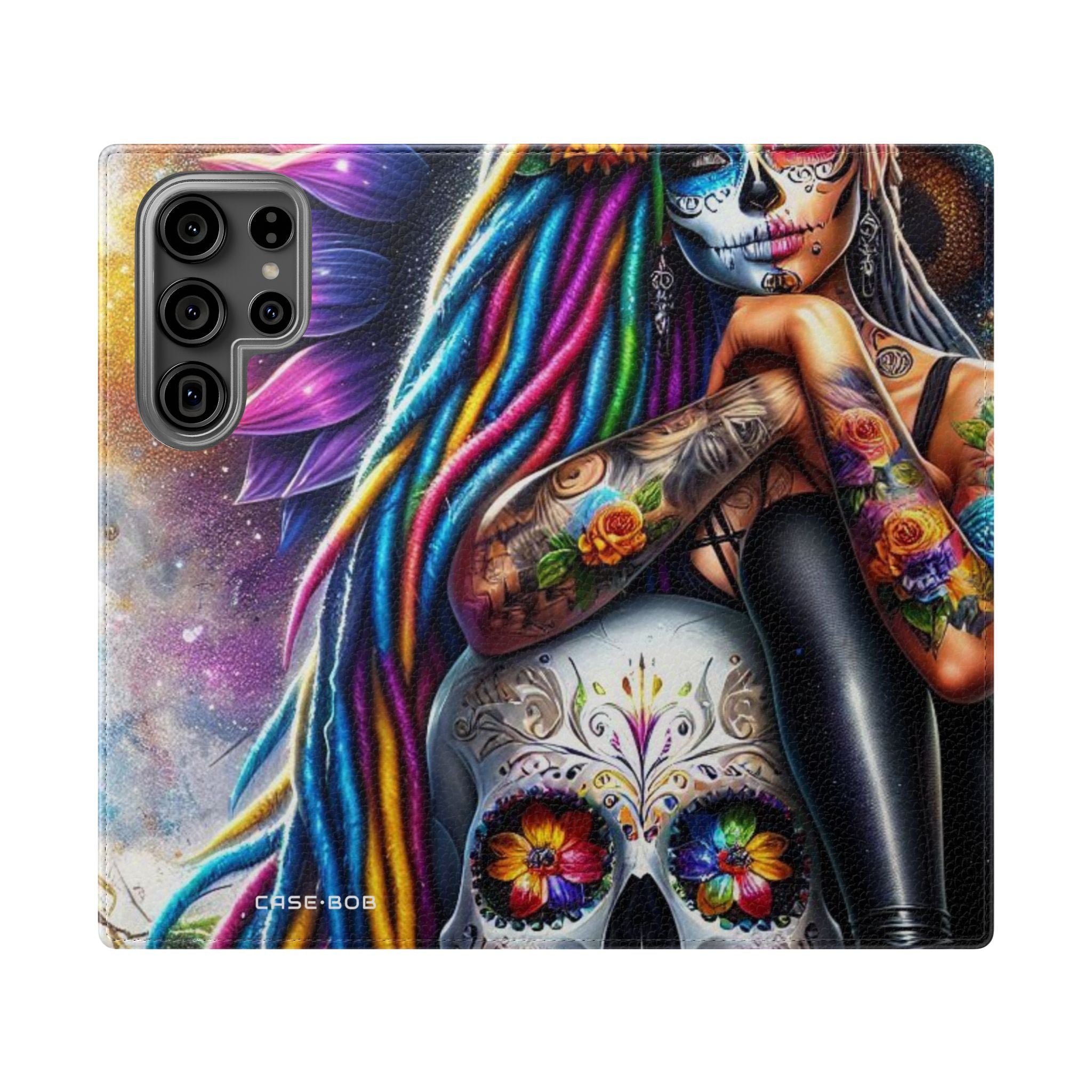 Skull Bloom - Samsung S23 Ultra Case - Wallet