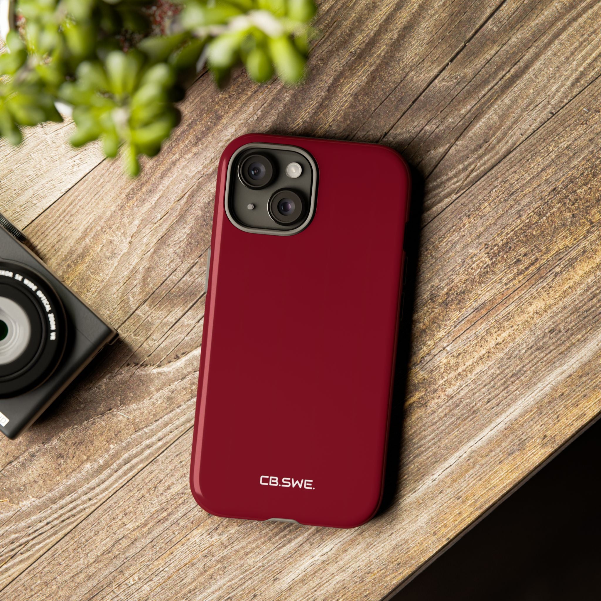 Burgundy iPhone Case - Tough