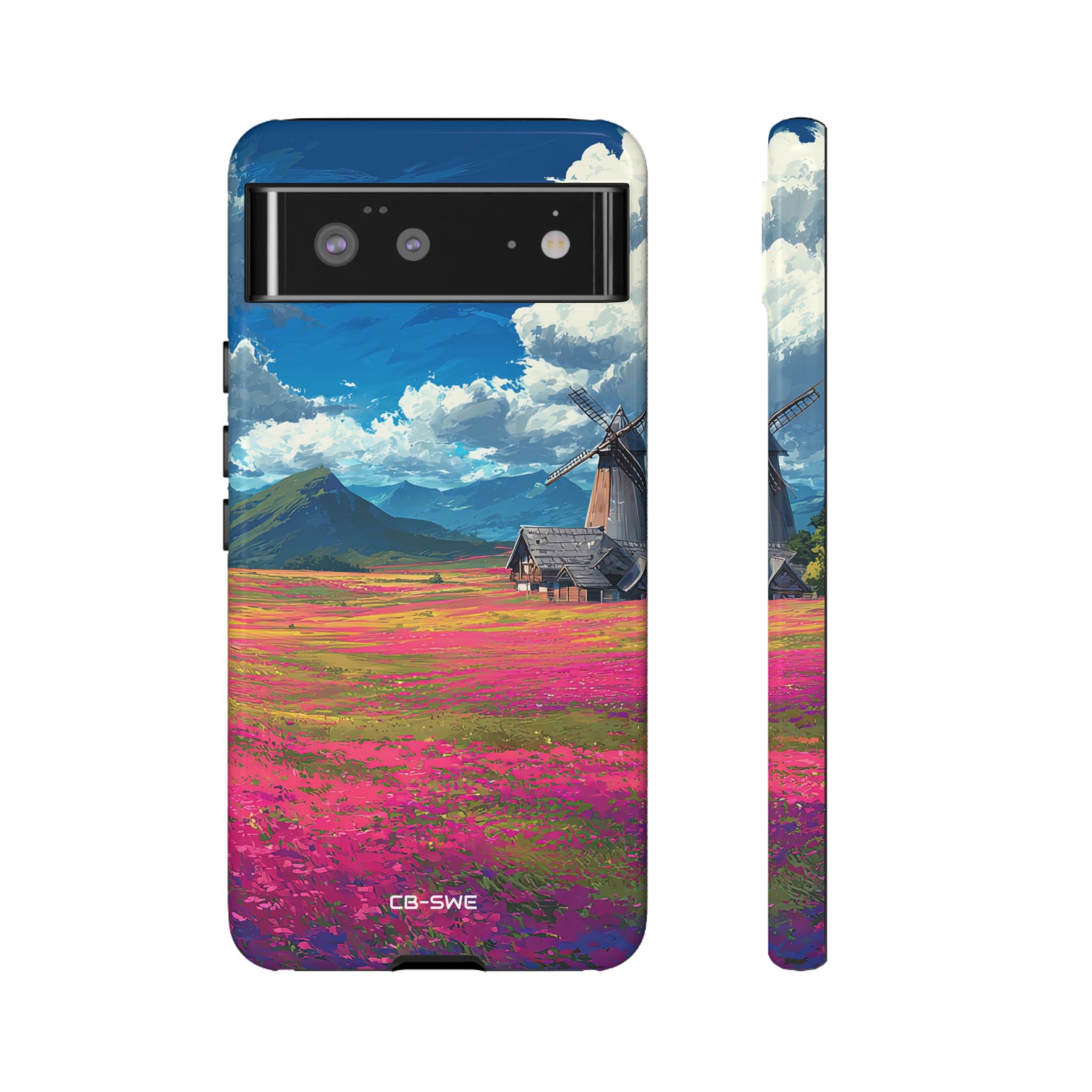 Impressionistic Summer Windmill - Google Pixel Case