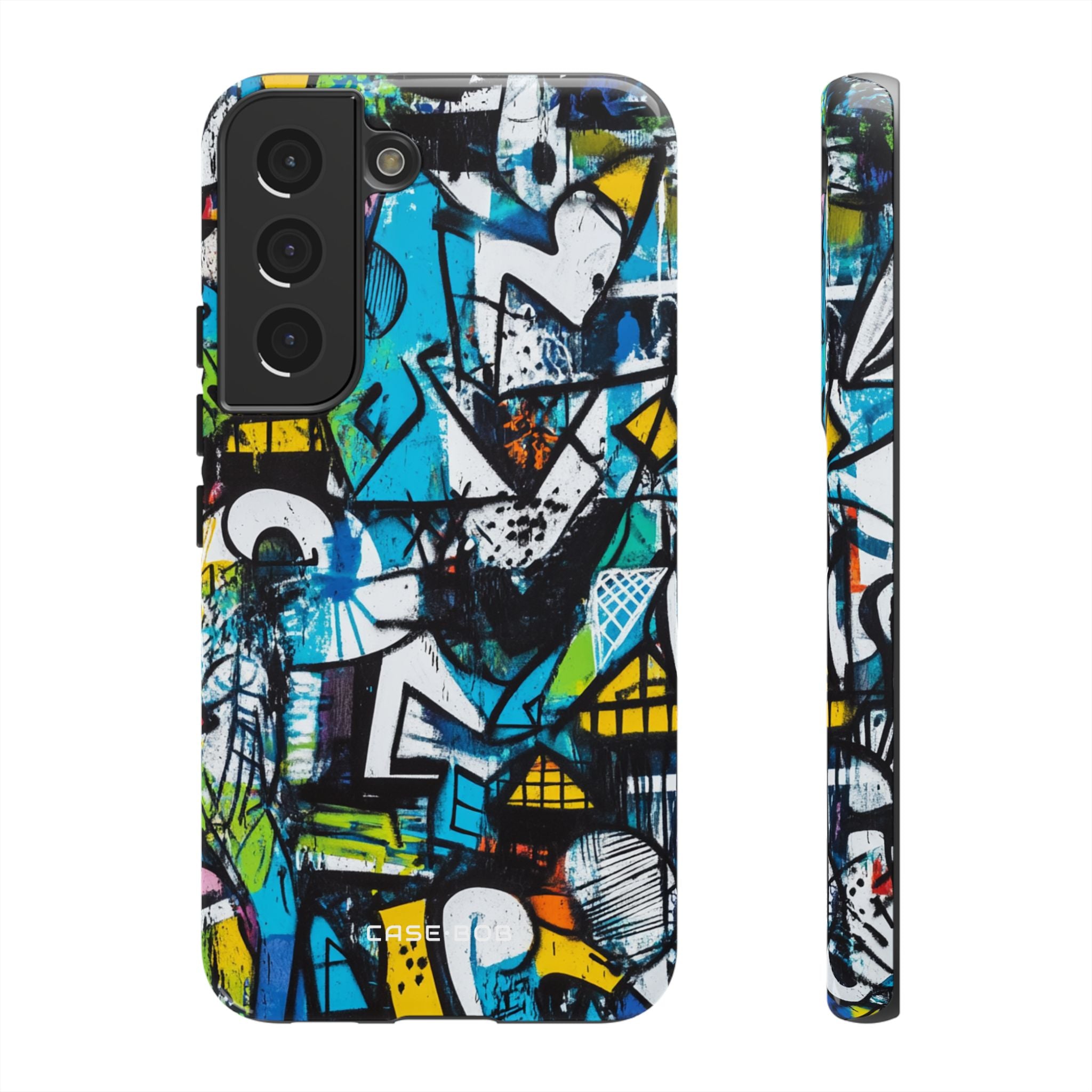 White Ripple Drift Samsung S22 Case - Tough