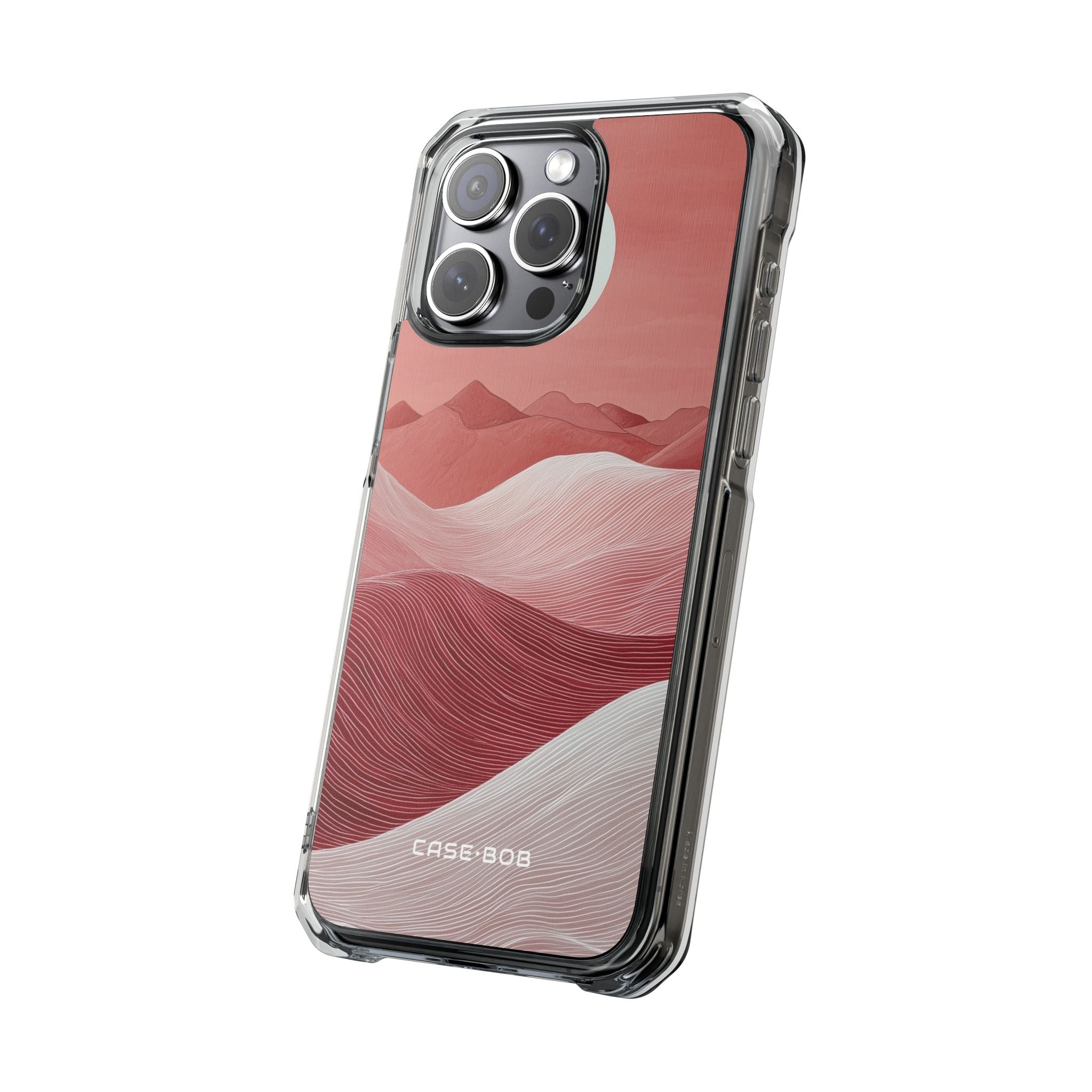 White Orb Dunes iPhone 15 Pro Max Case - Impact