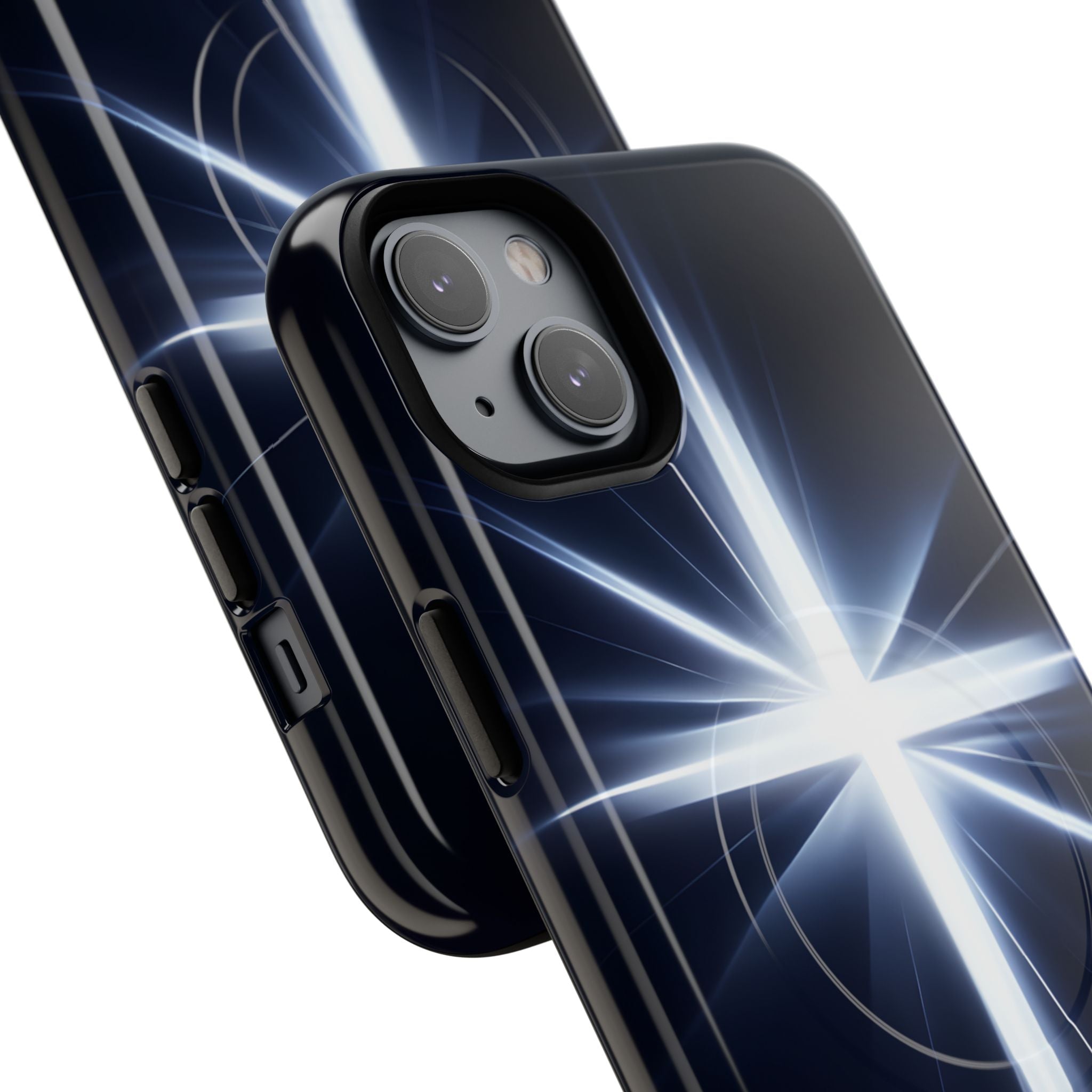 Glowing Crossburst iPhone 14 Plus Case - Tough+