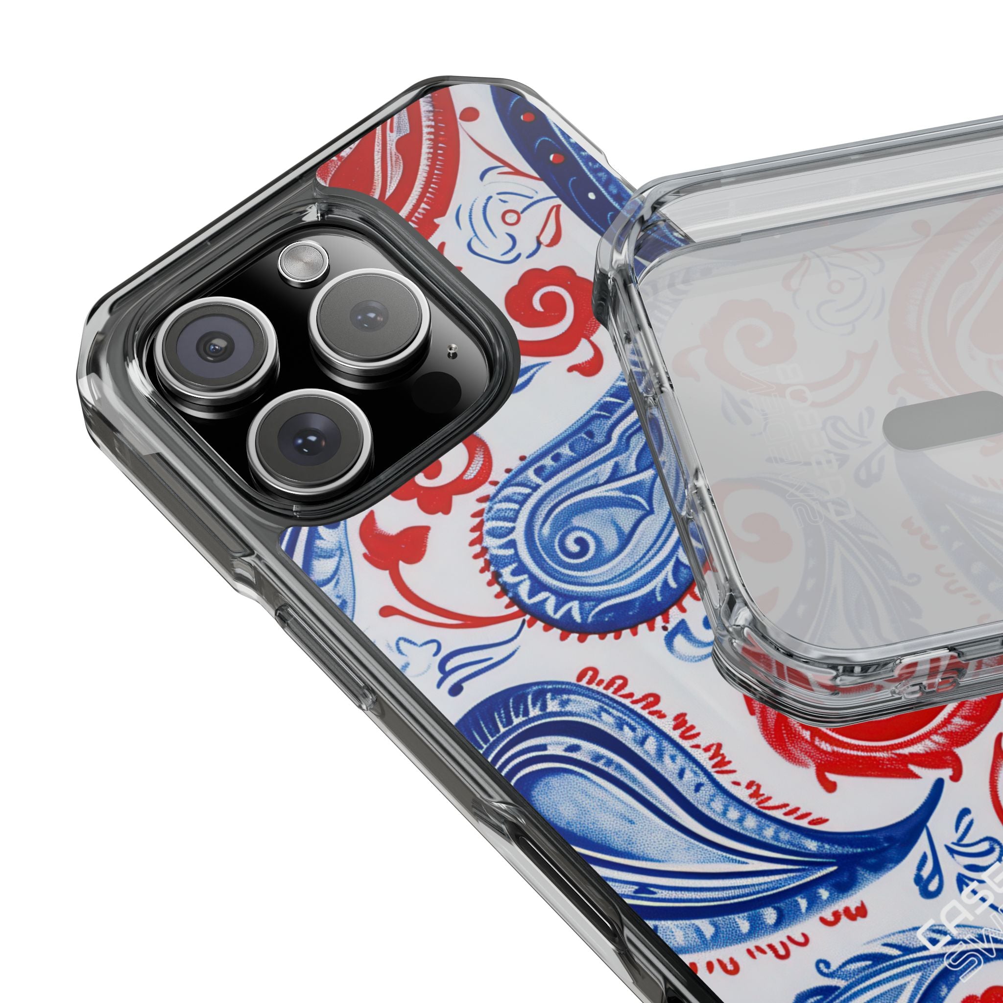 Vibrant Paisley Swirls iPhone 16 - Impact Clear+
