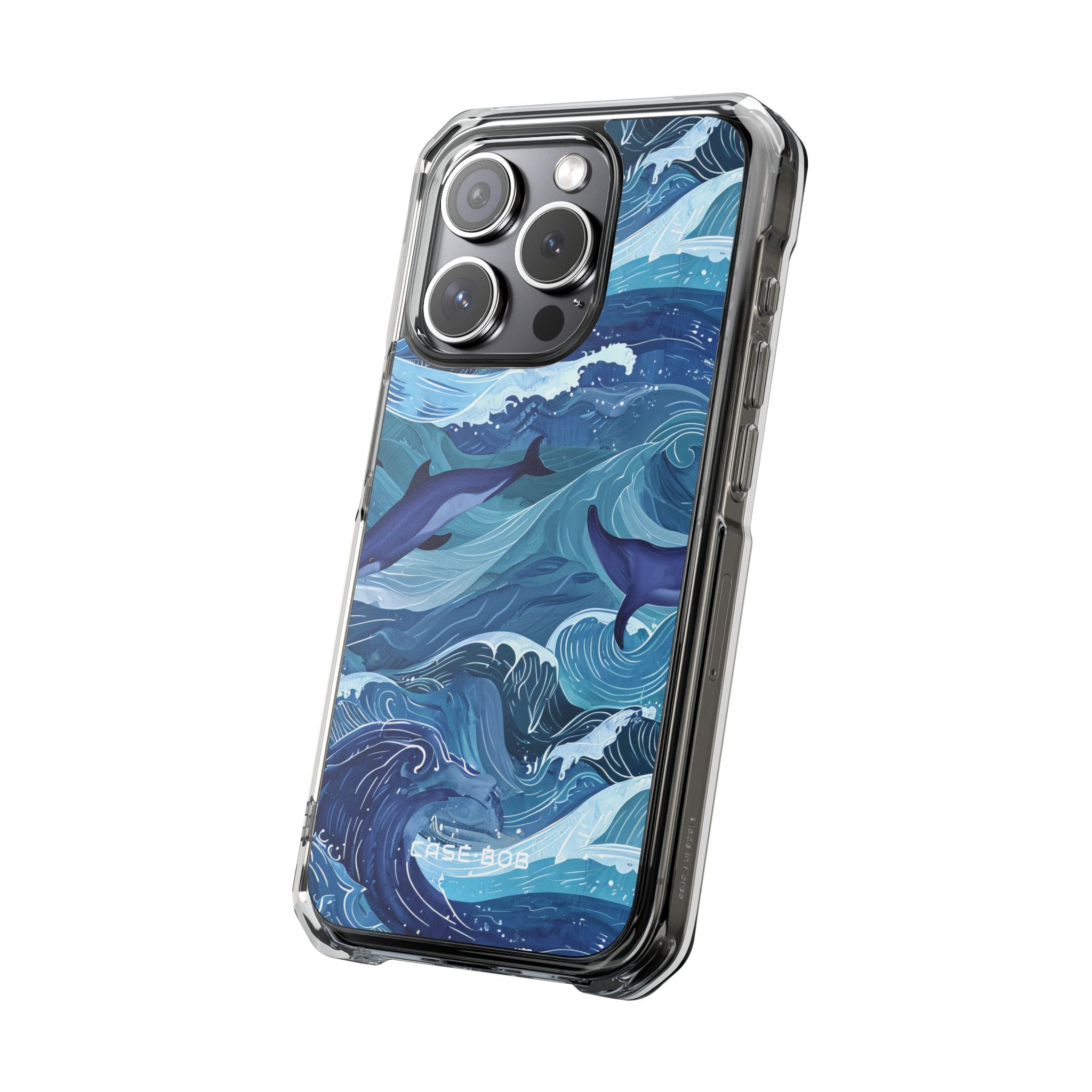 Dolphin Waves iPhone 15 Pro Case - Impact