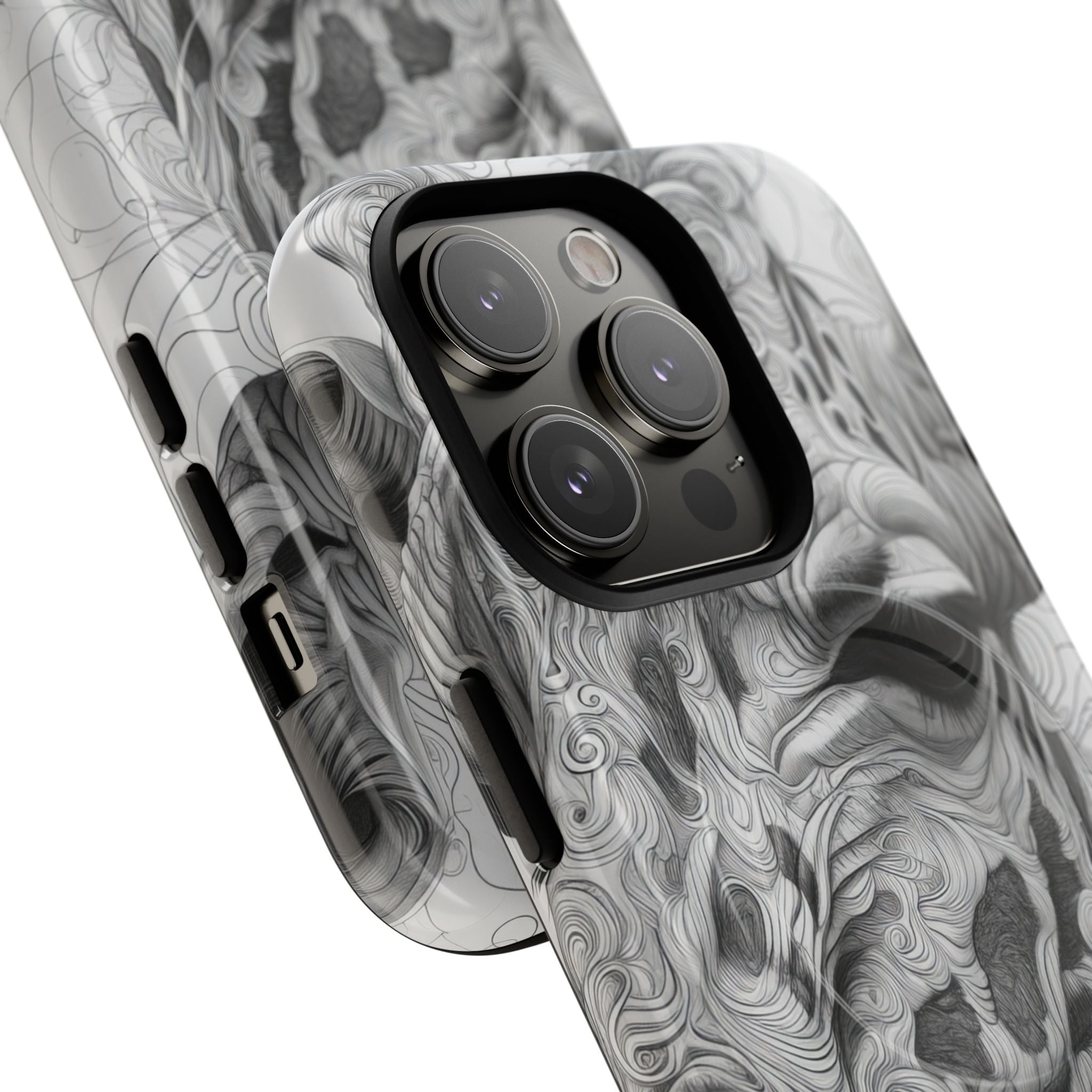 Swirling Giraffe Art iPhone 14 - Tough+