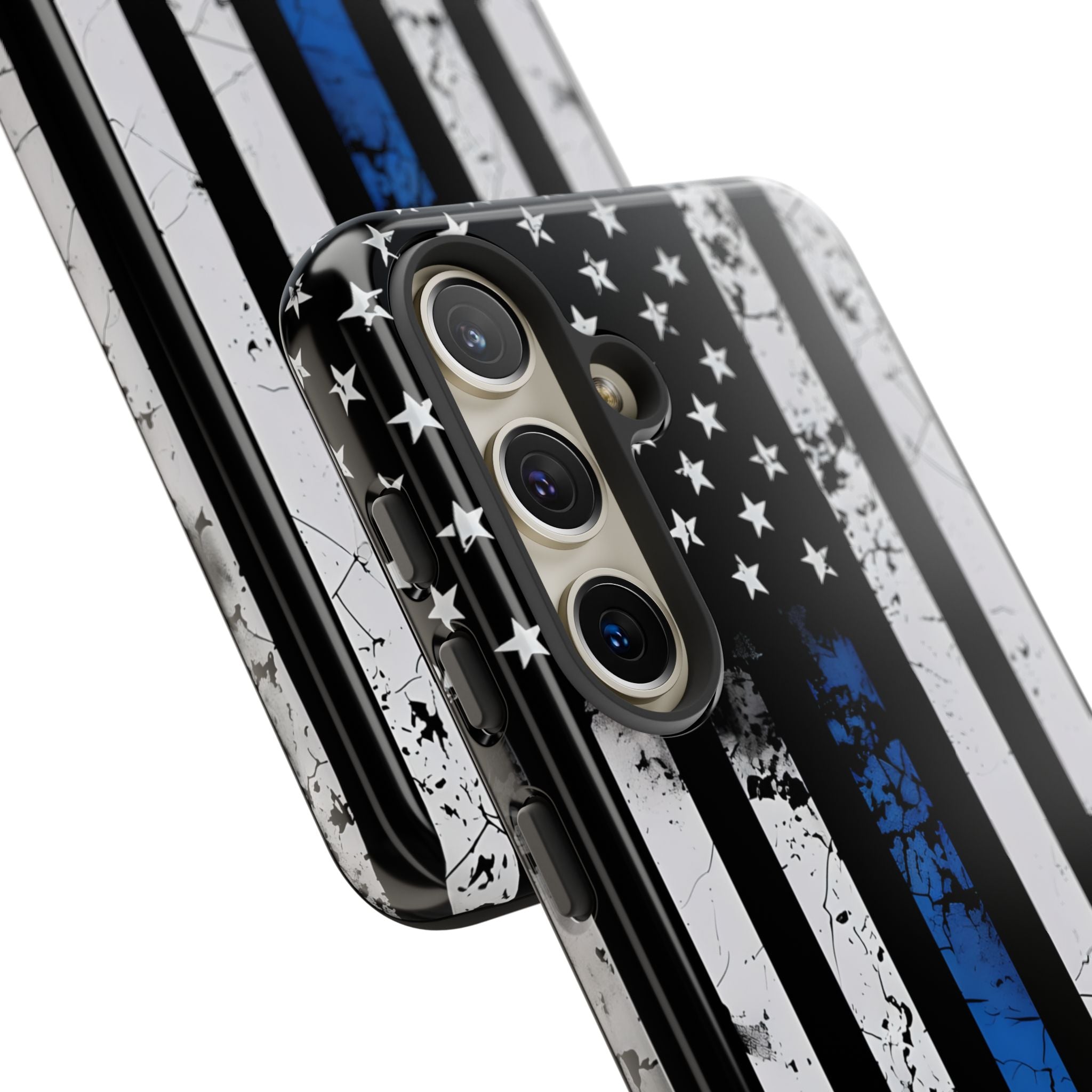 Blue Stripe Flag Samsung S24 Case - Tough