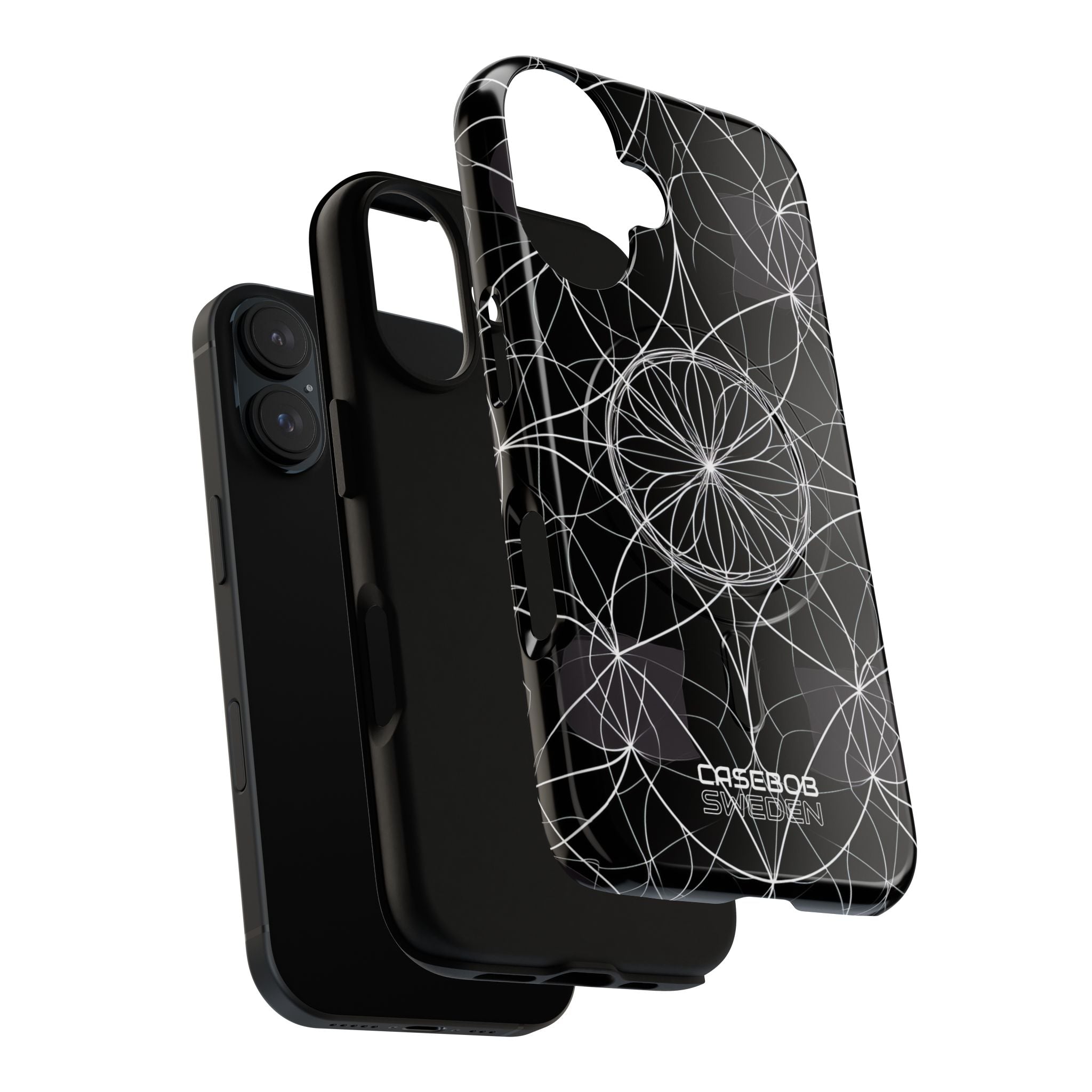 Symmetric Line Bloom iPhone 16 - Tough+