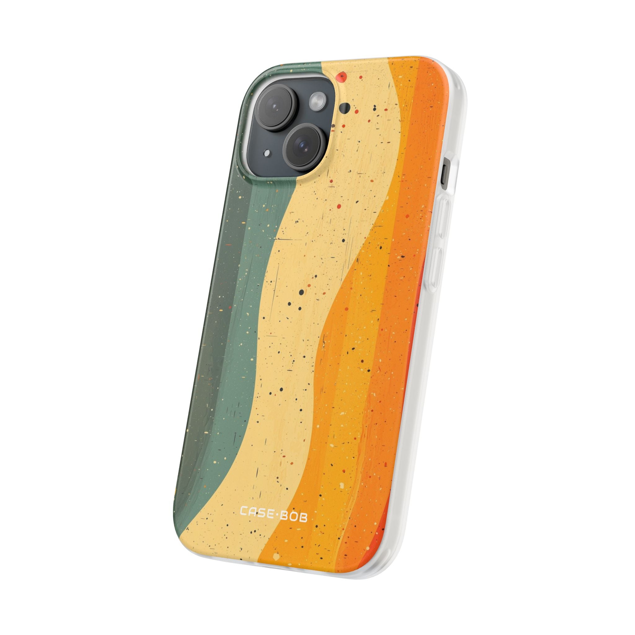 Wavy Forest Veil iPhone 15 Case - Soft