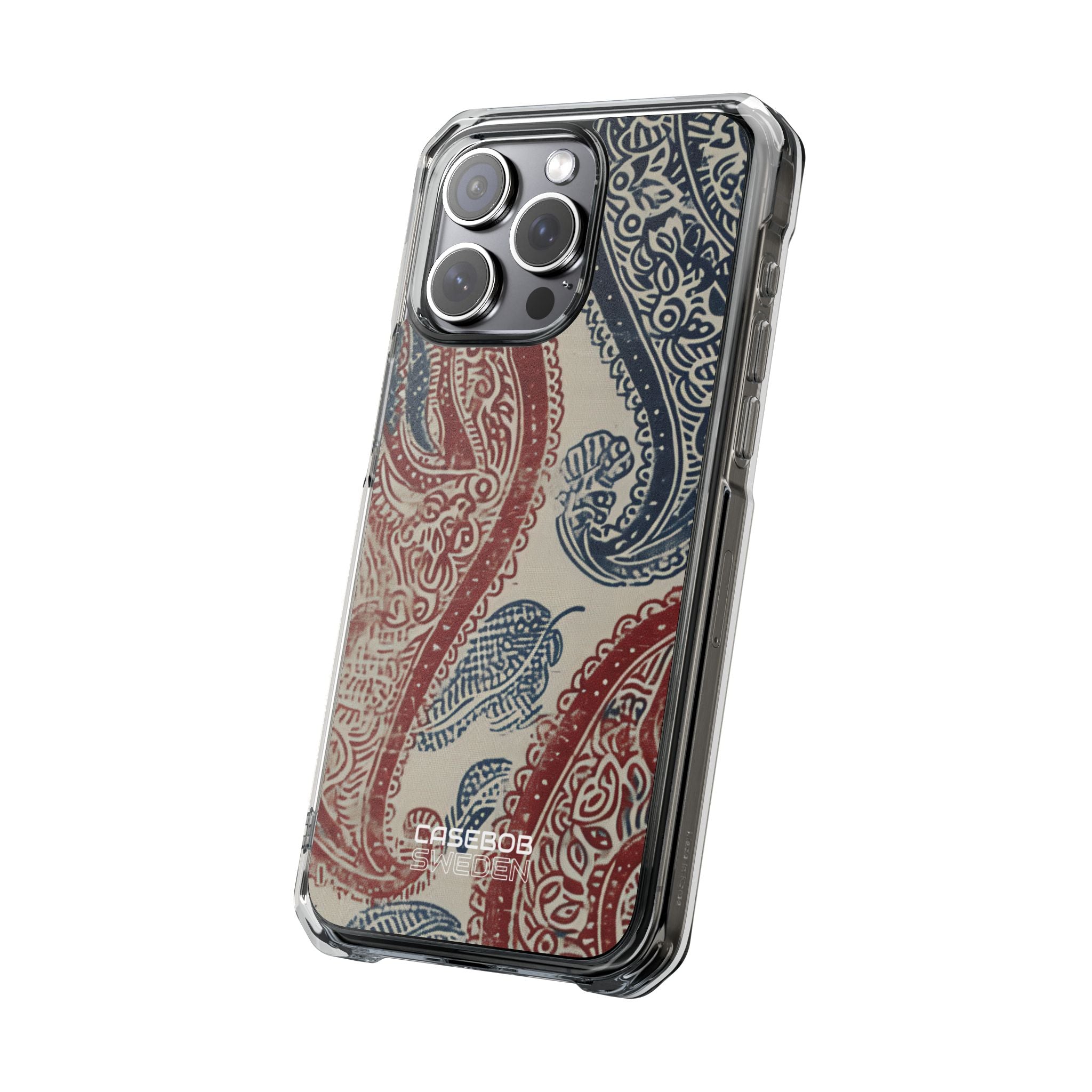 Ornate Paisley Swirl iPhone 15 - Impact Clear+