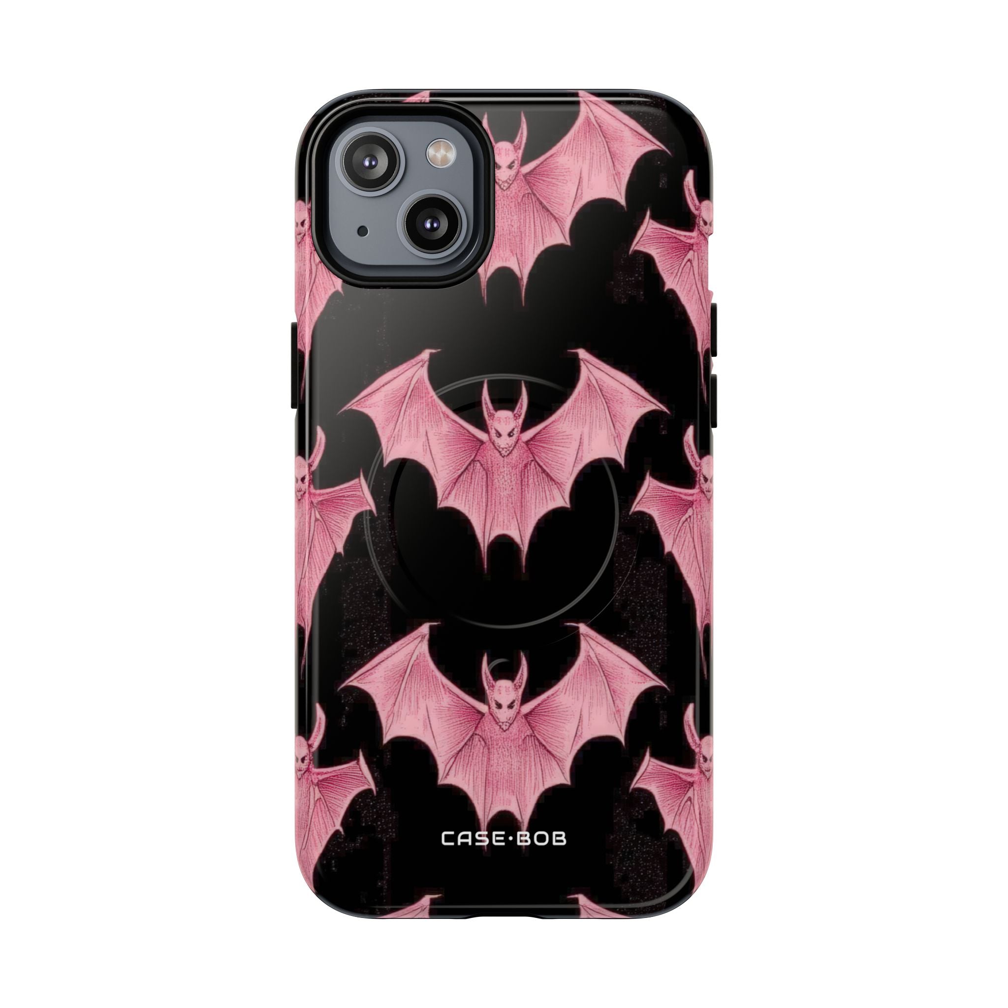 Pink Batwave iPhone 14 Plus Case - Tough+