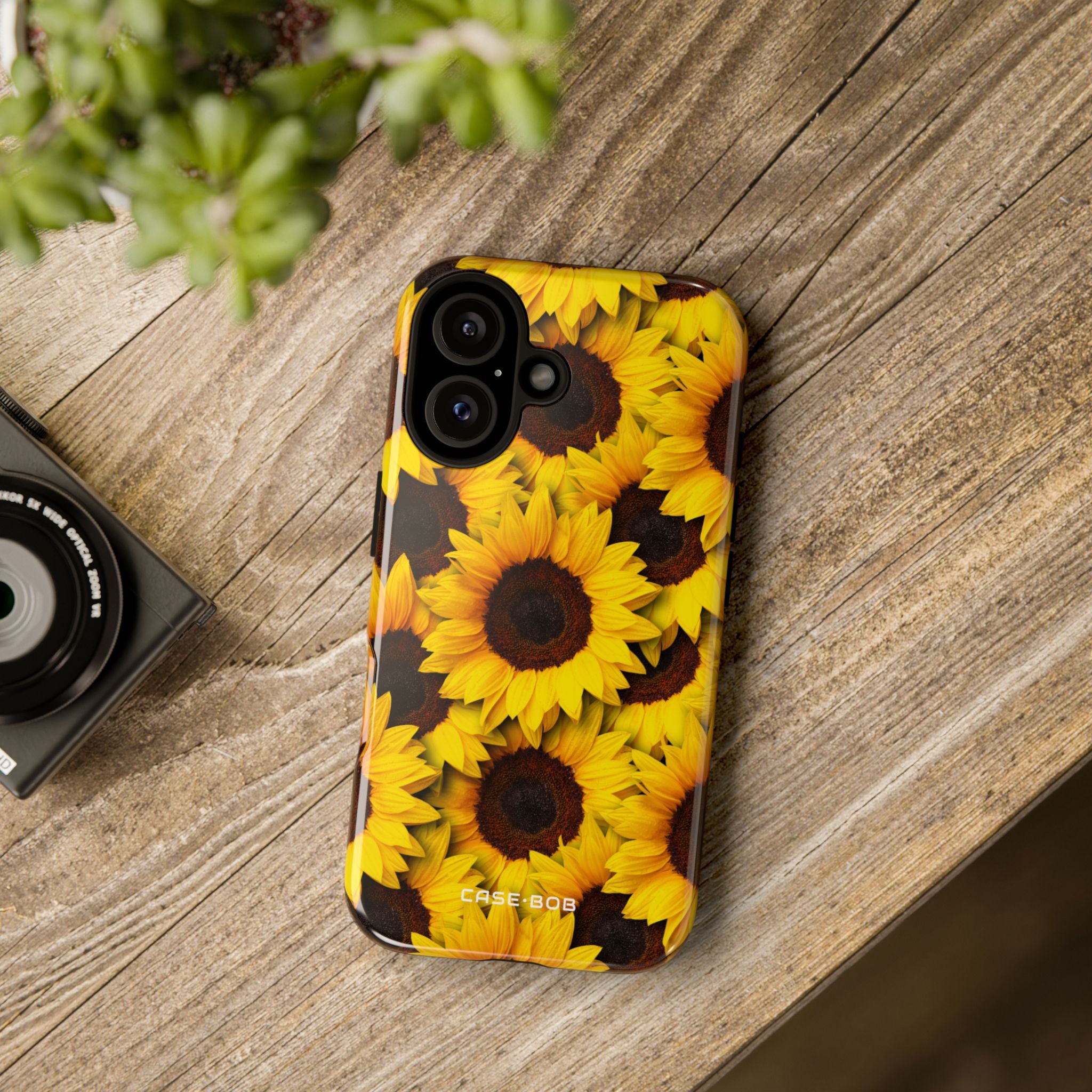 Sunflower Glow iPhone 16 Plus Case - Tough