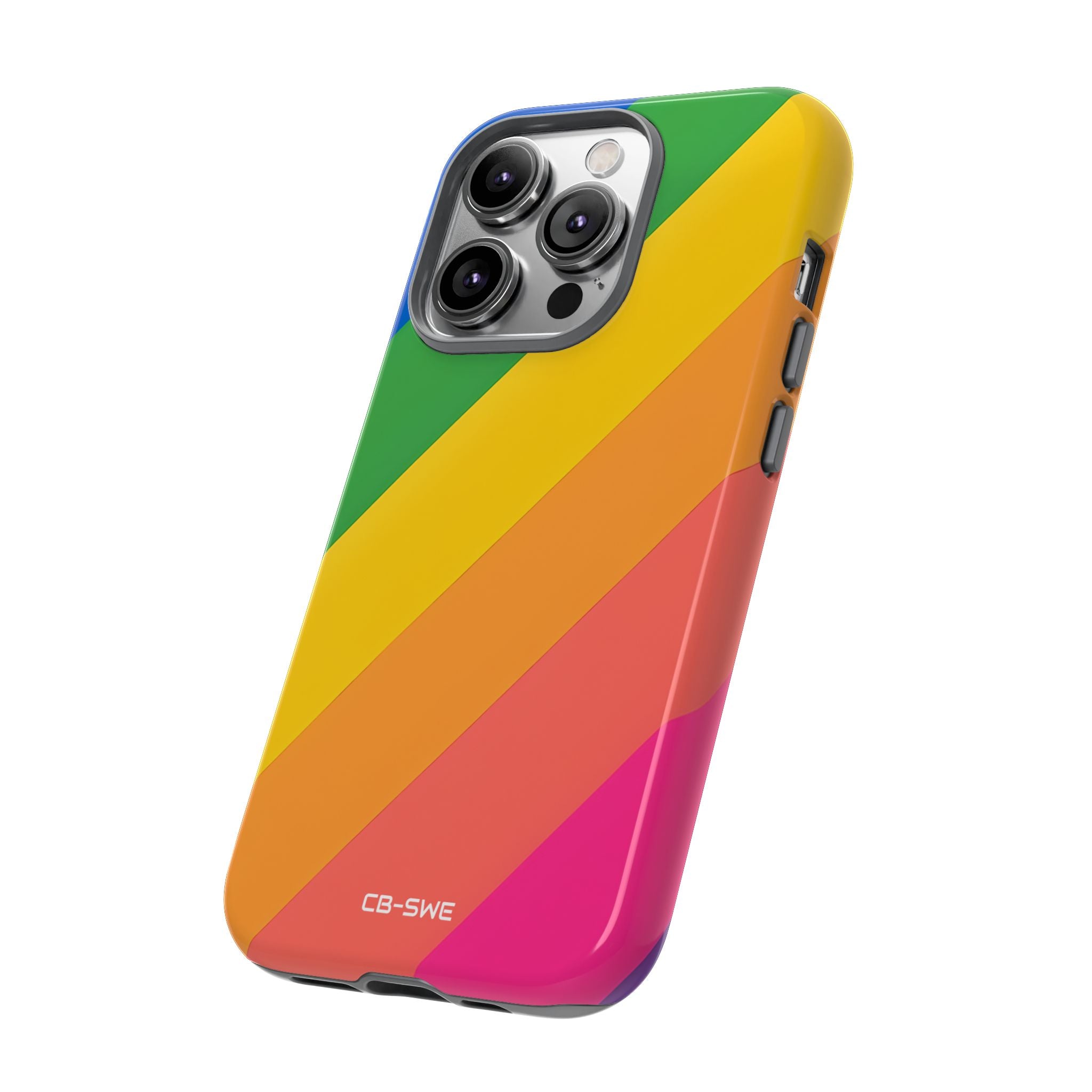 Vibrant Geometric Spectrum - iPhone Case