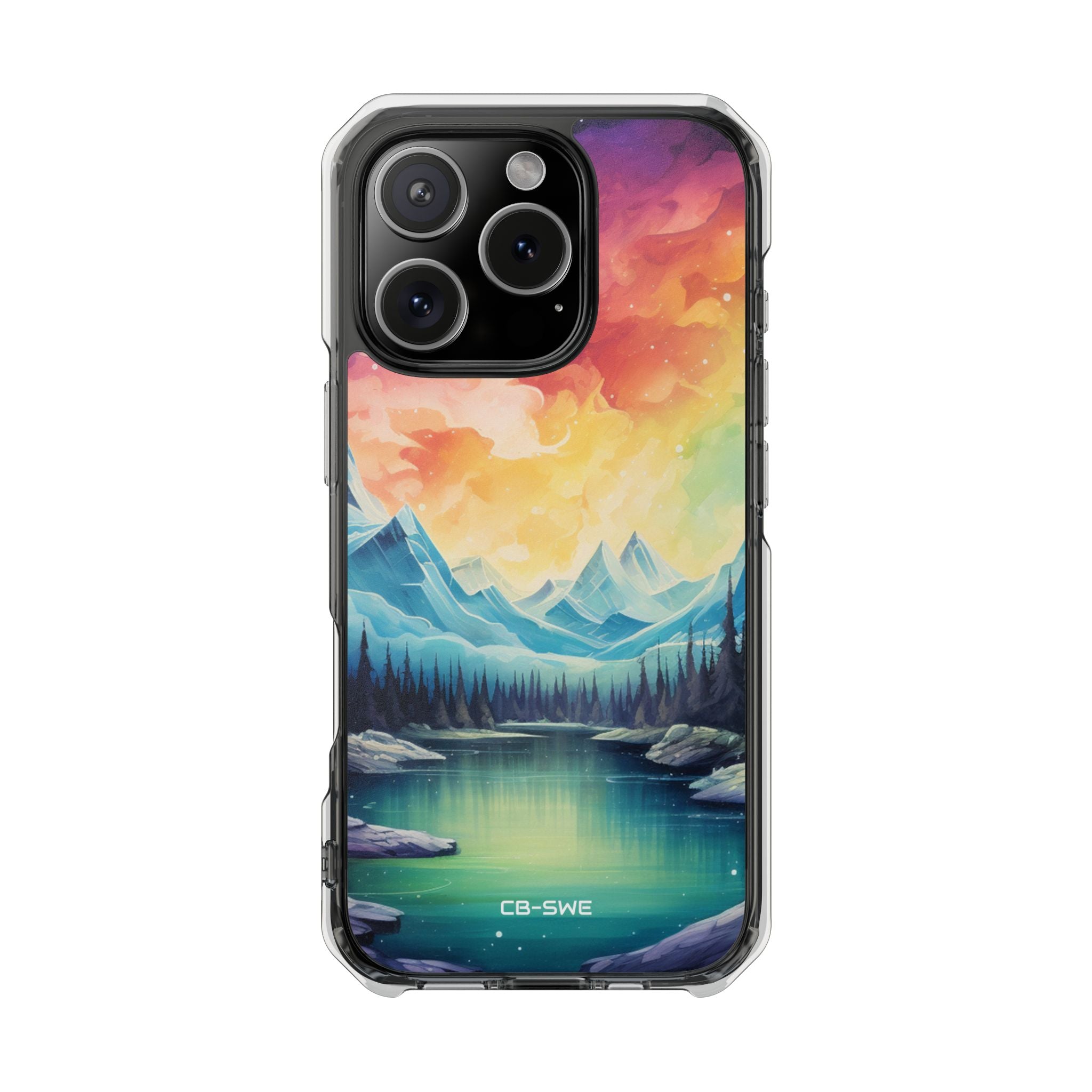 Mystical Mountain Sunset iPhone Case - Impact