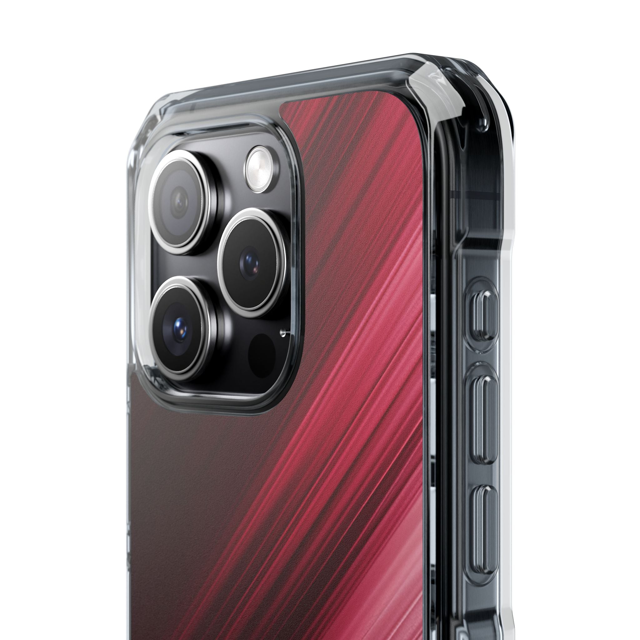Crimson Drift Motion iPhone 15 - Impact Clear+