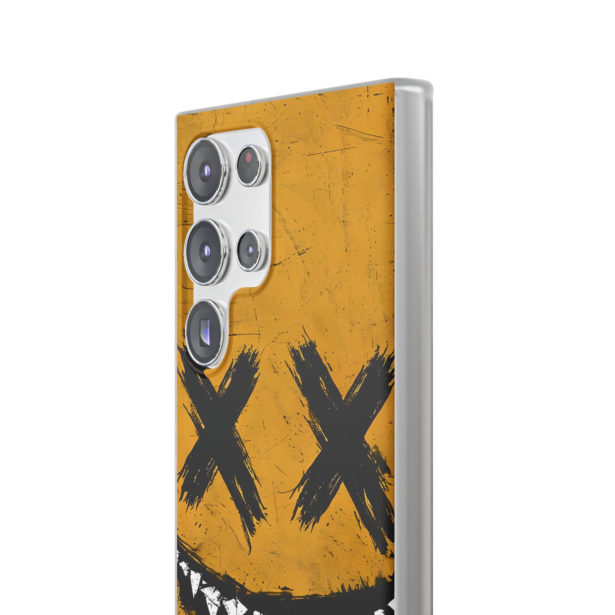Jagged Smile Yellow Samsung S23 Ultra Case - Soft