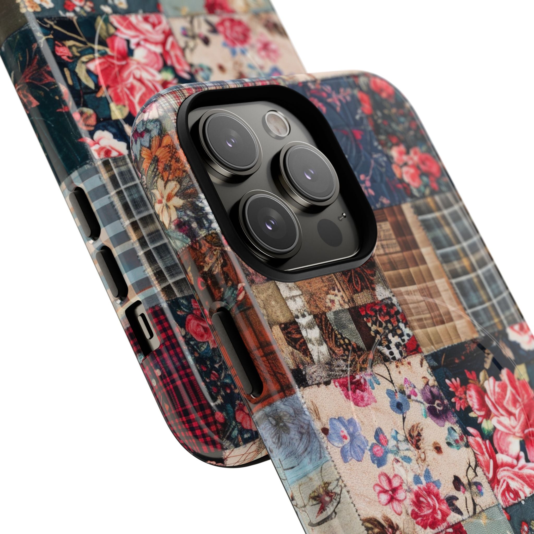 Patchwork Floral Quilt iPhone 14 - Tough+