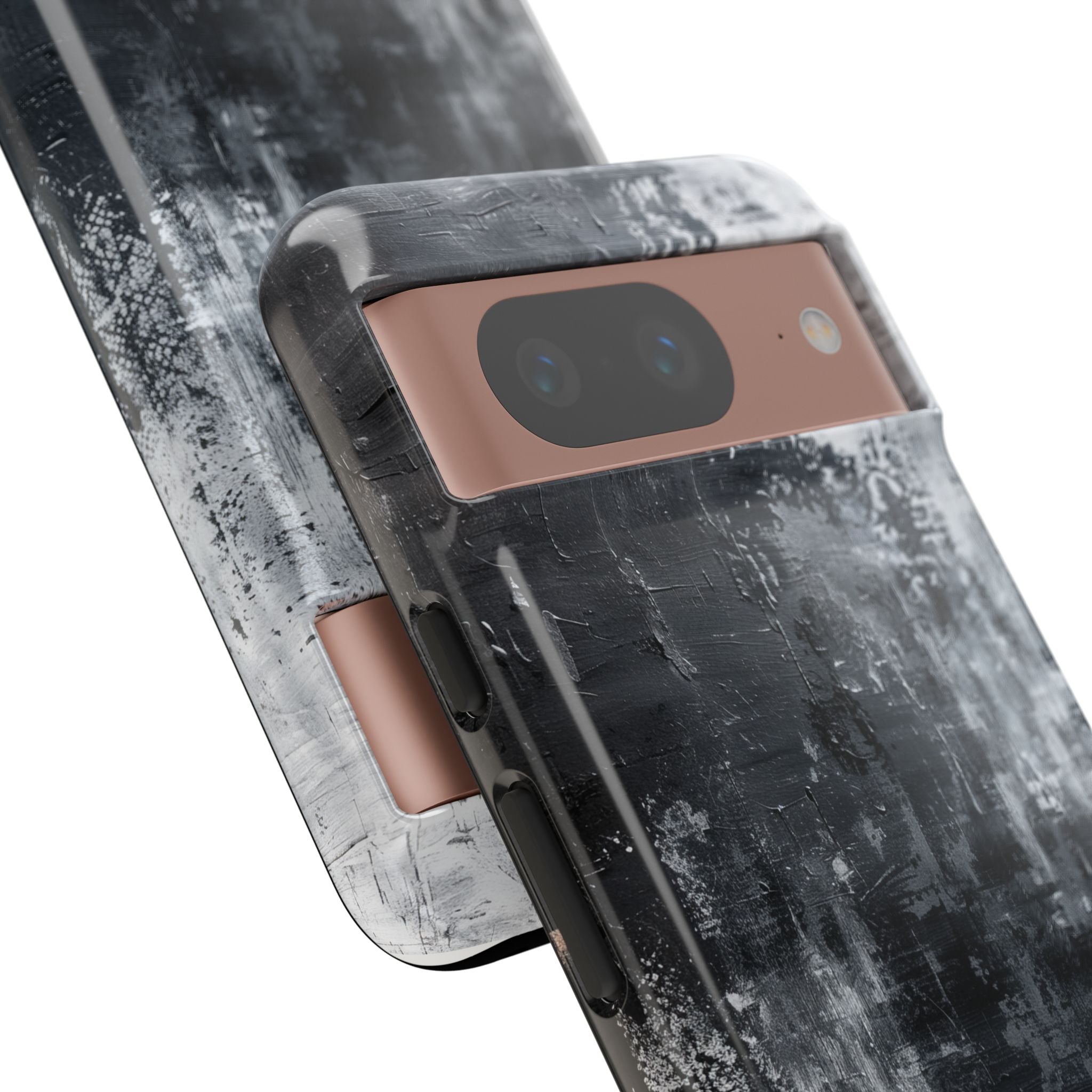 Textured Blackscape Google Pixel 8 Case - Tough