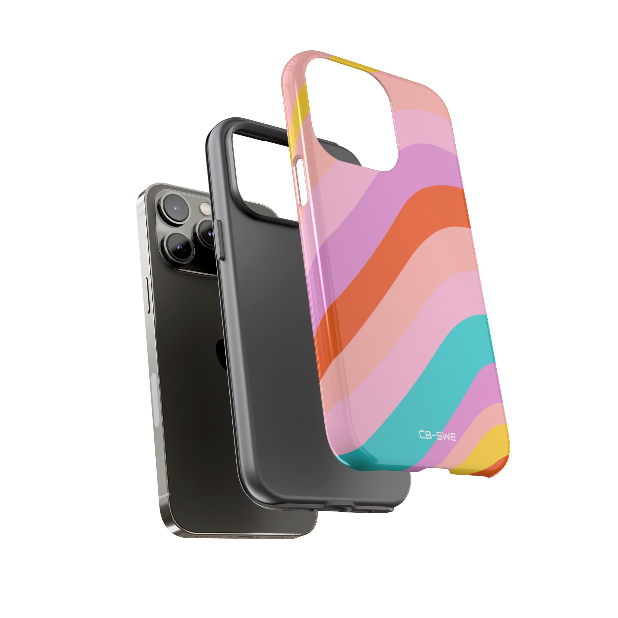 Fluid Color Waves - iPhone Case