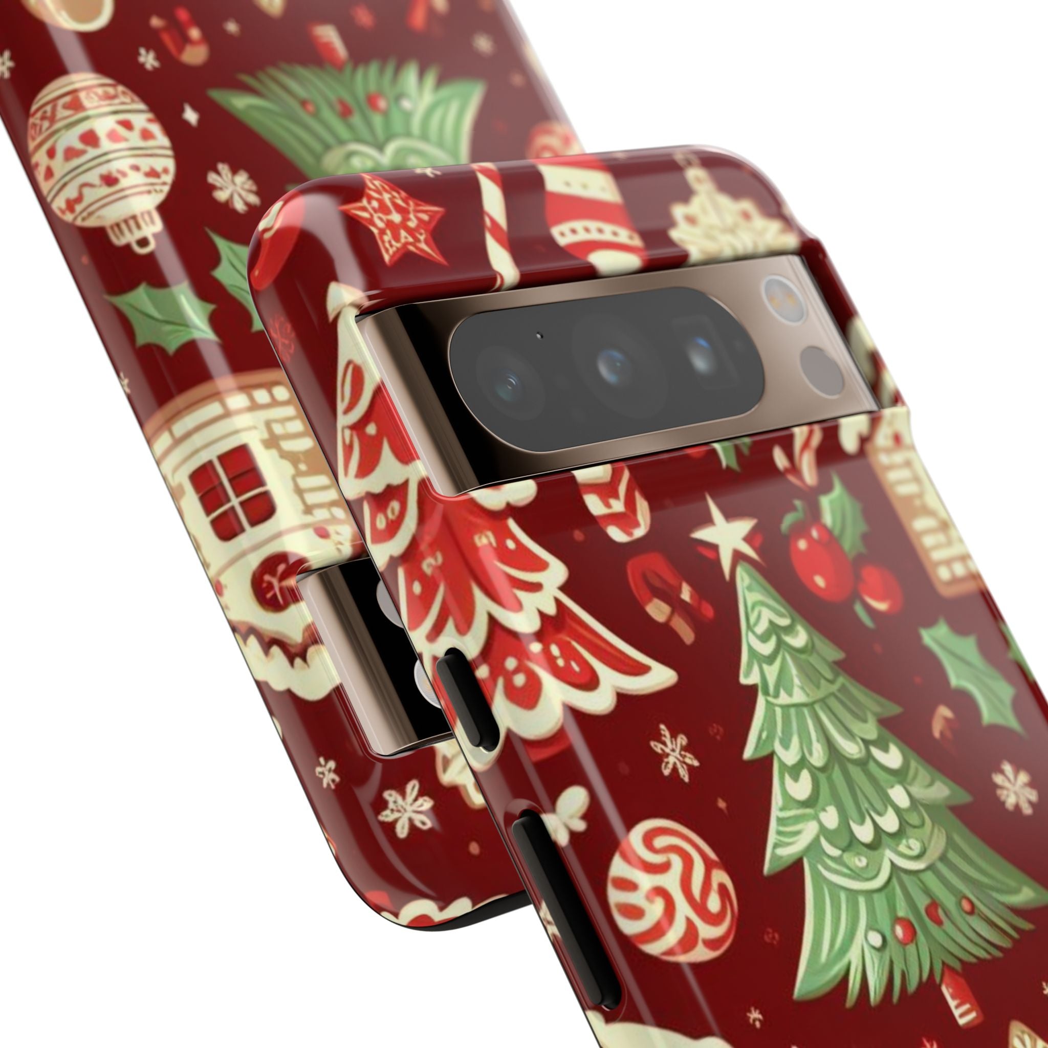 Gingerbread Smiles Shine - Google Pixel Case