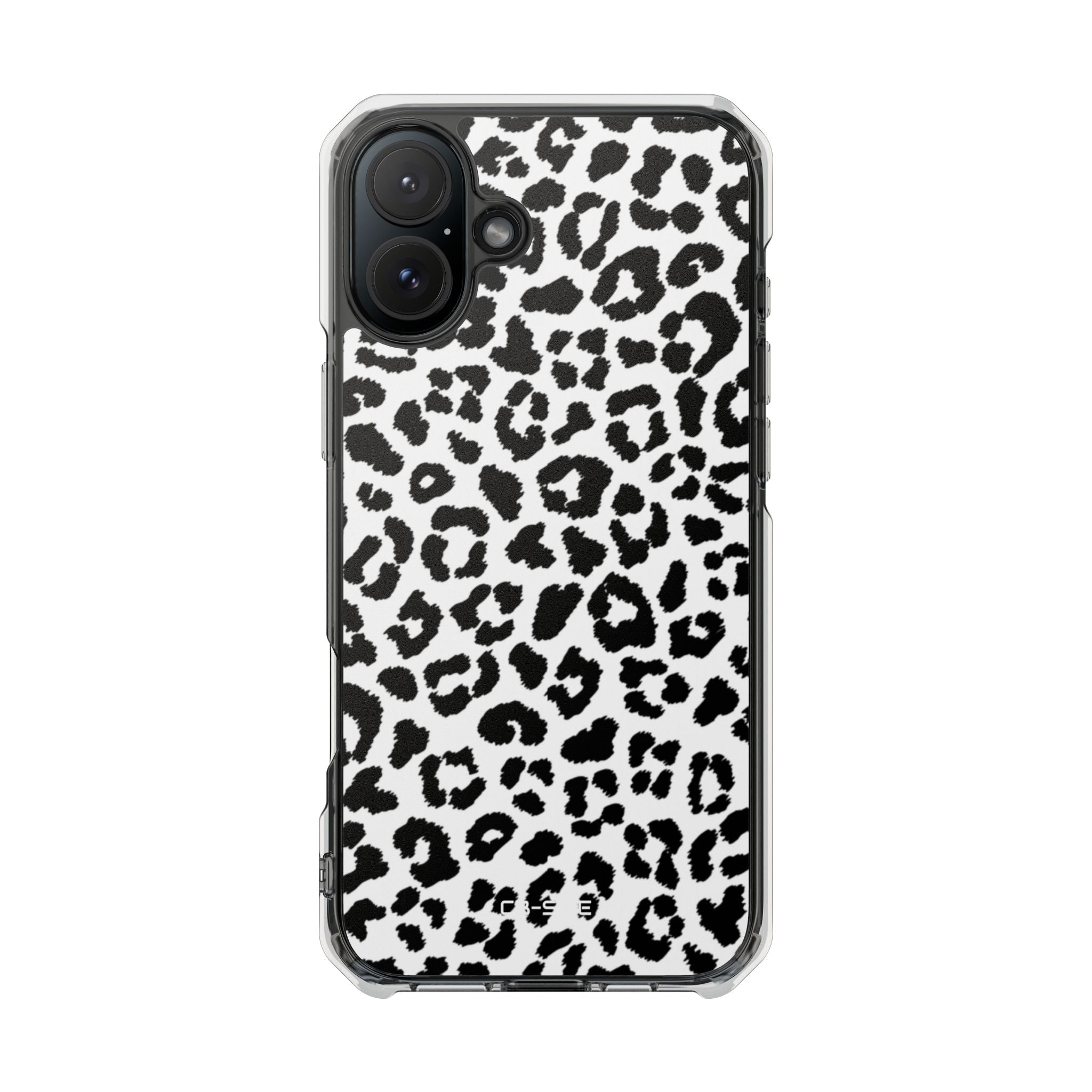 Monochrome Leopard Essence iPhone Case - Impact