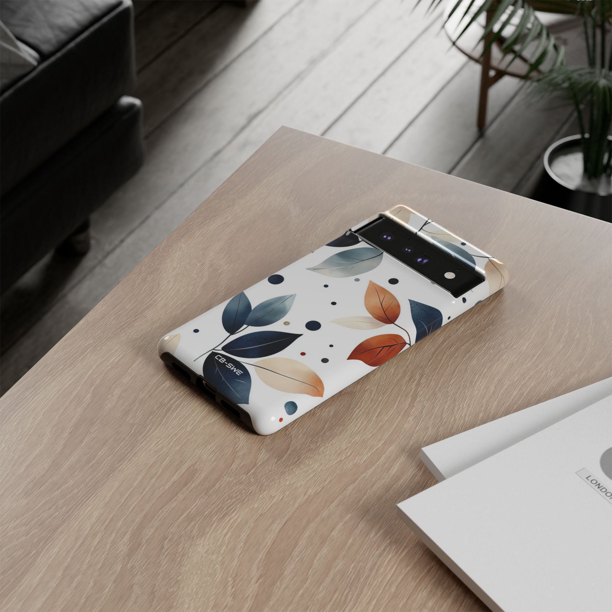 Leaves And Circles - Google Pixel Case