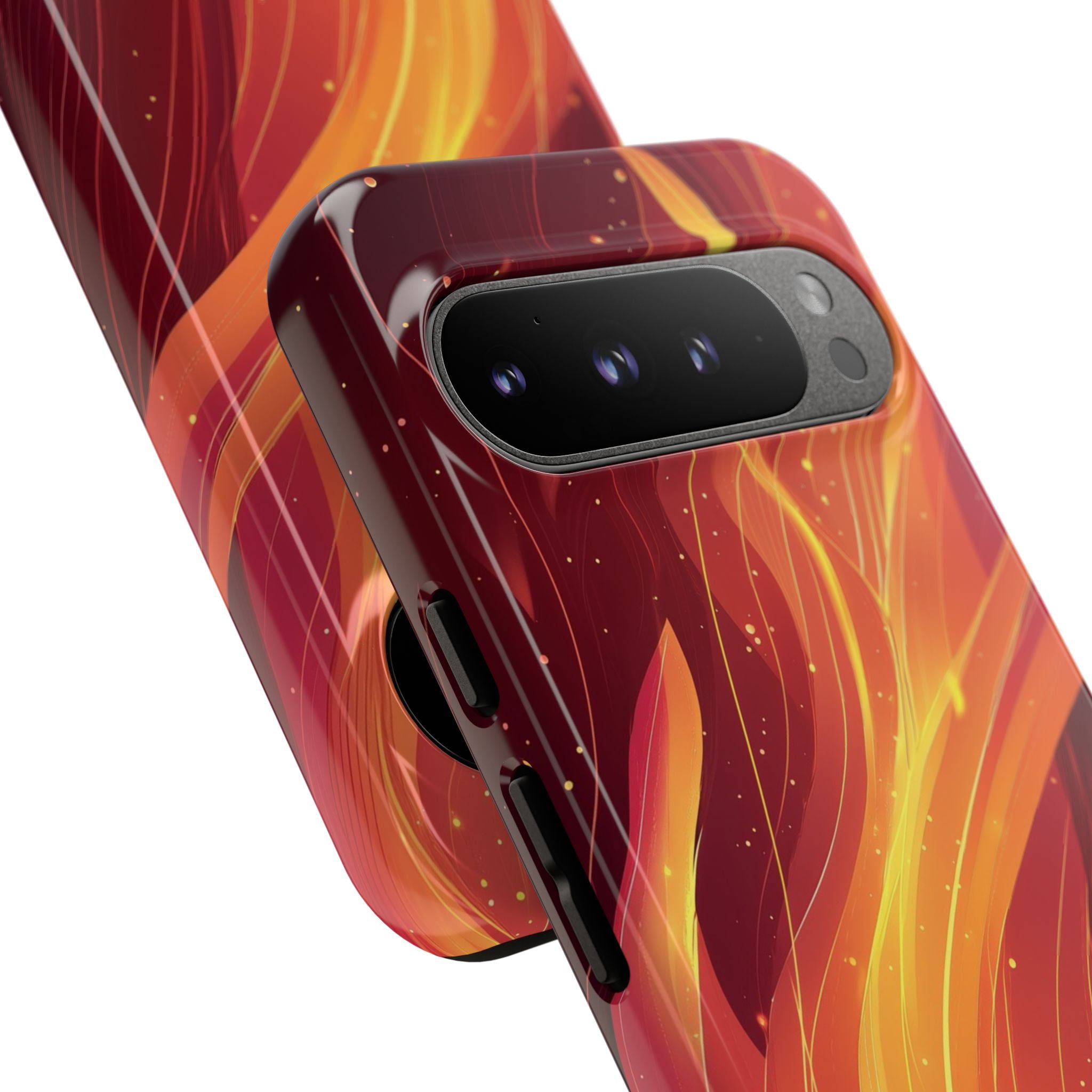 Flames Dance Upward - Google Pixel Case