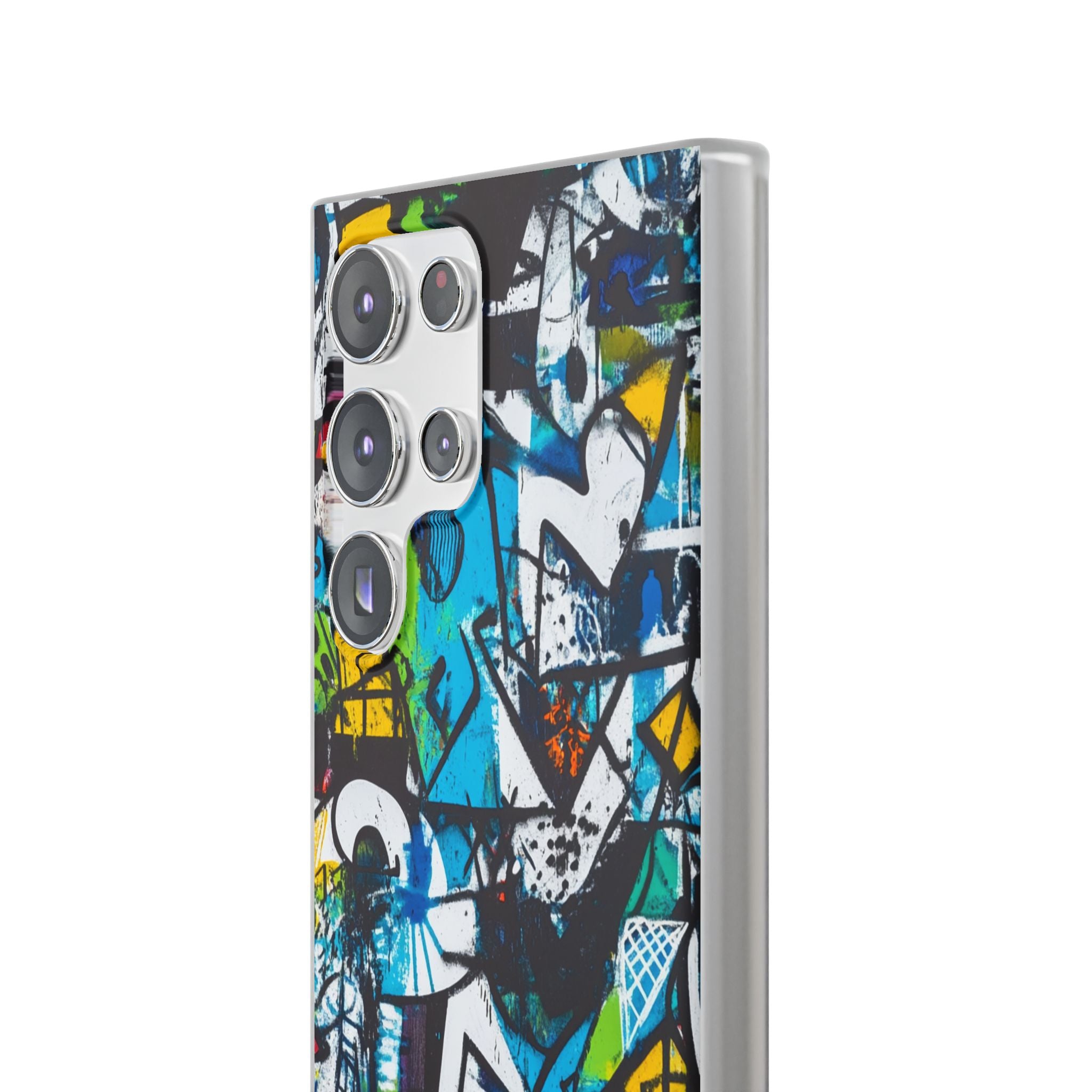 White Ripple Drift Samsung S23 Ultra Case - Soft