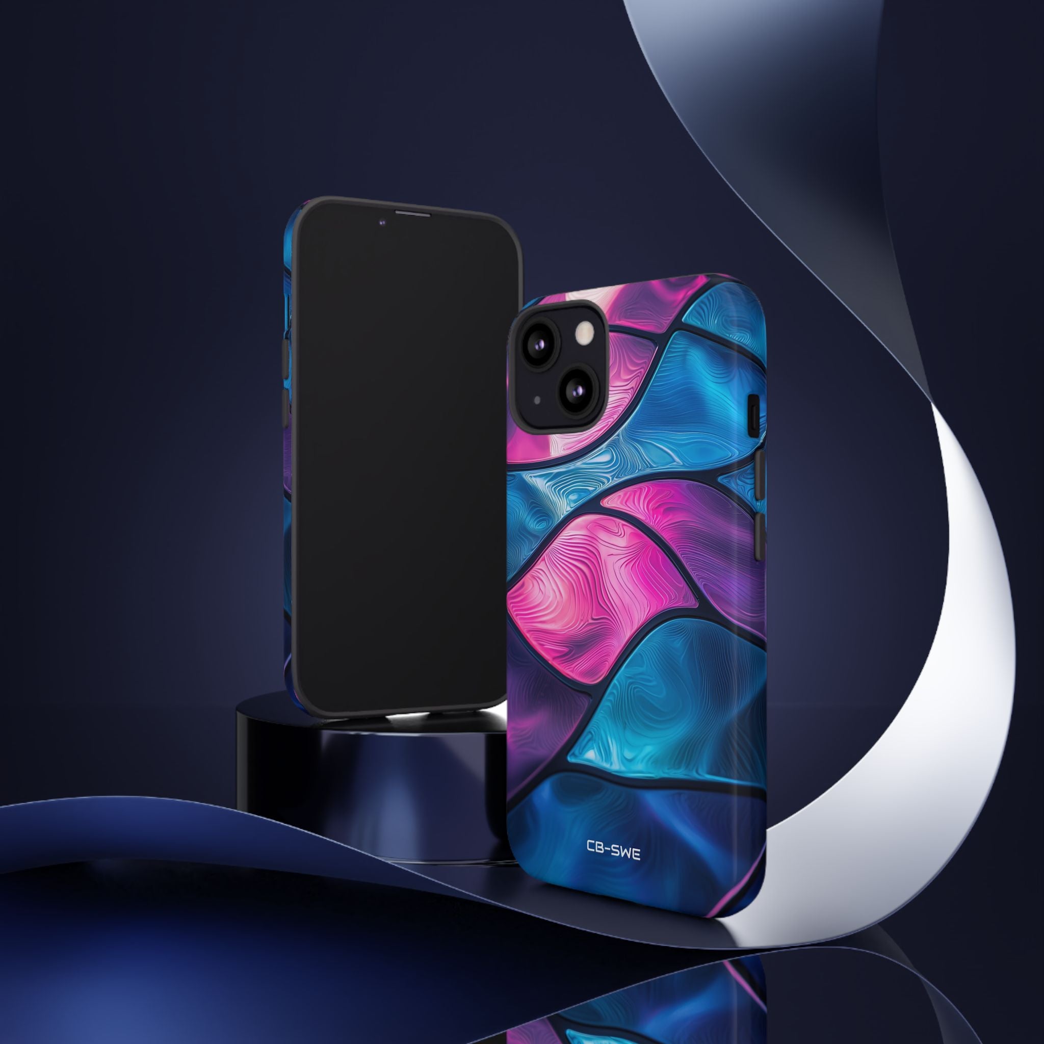 Shimmering Waves Flow - iPhone Case