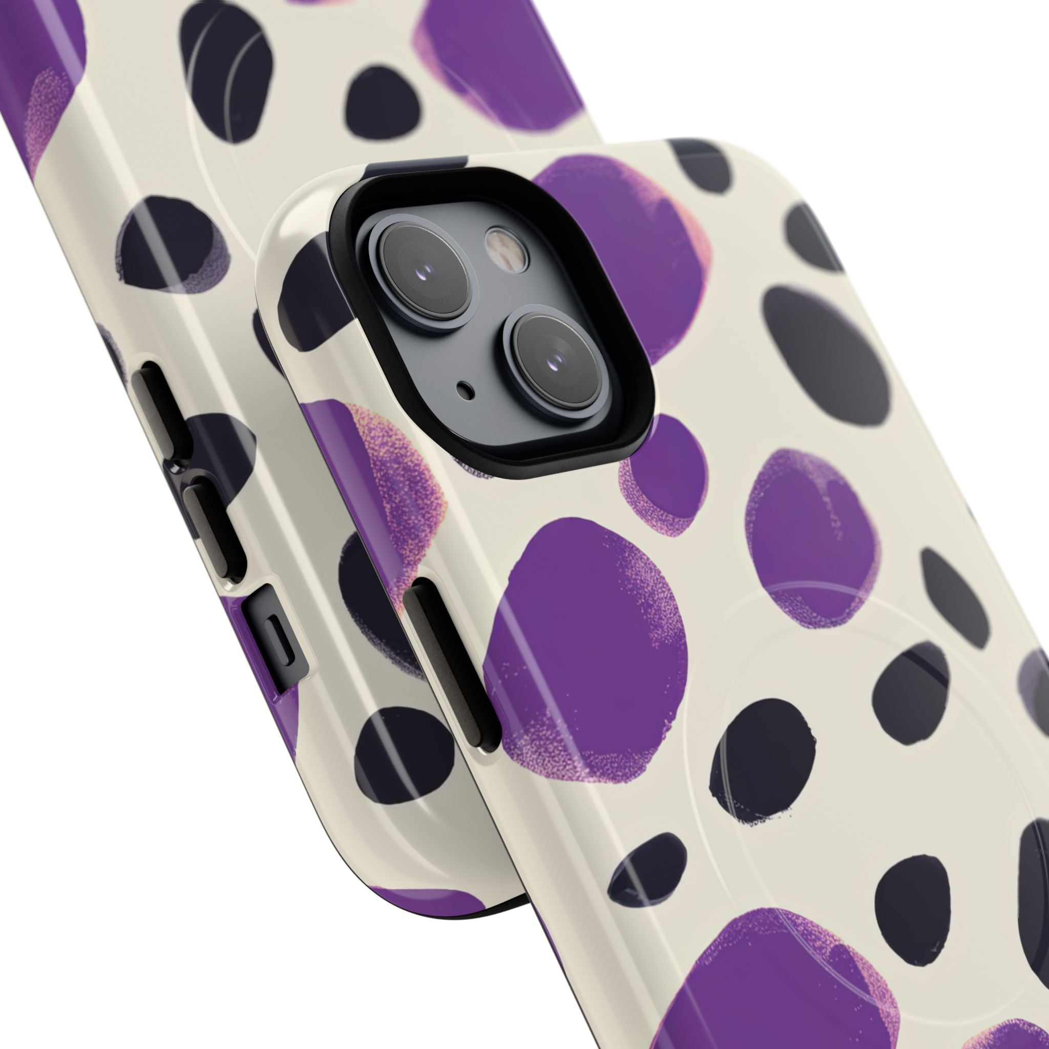 Purple Pebble Dance iPhone 14 - Tough+