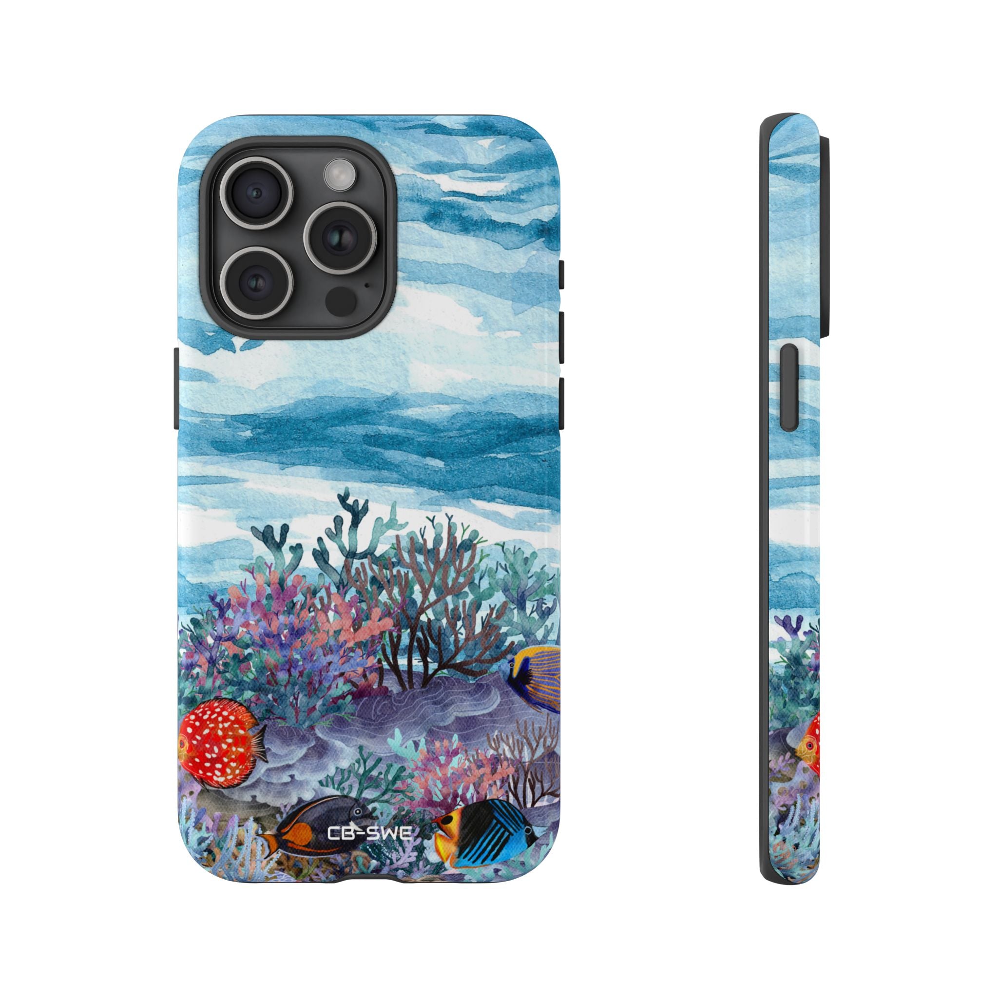 Aquatic Life Watercolors - iPhone Case