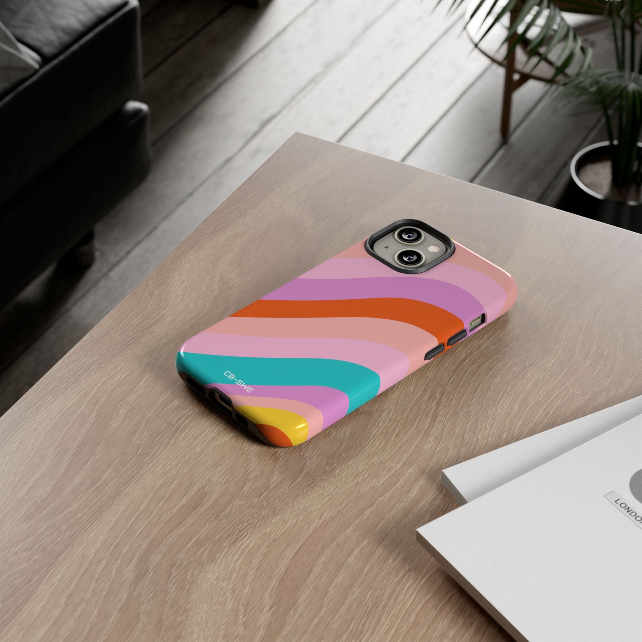 Fluid Color Waves - iPhone Case
