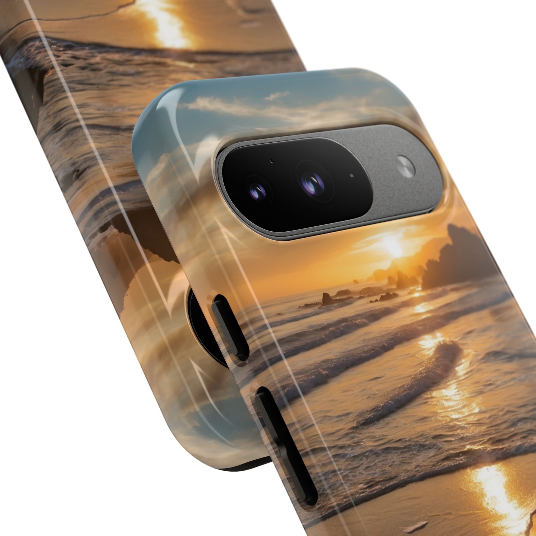 Waves Embrace Shore - Google Pixel Case