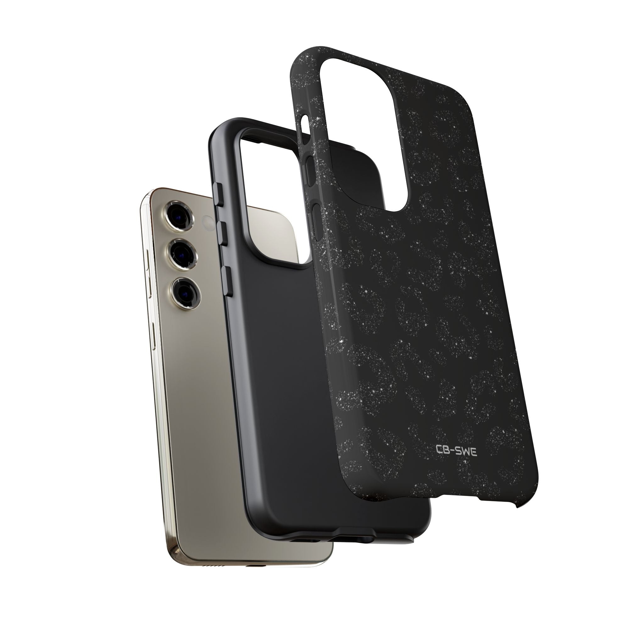 Glittery Leopard Elegance - Samsung Case