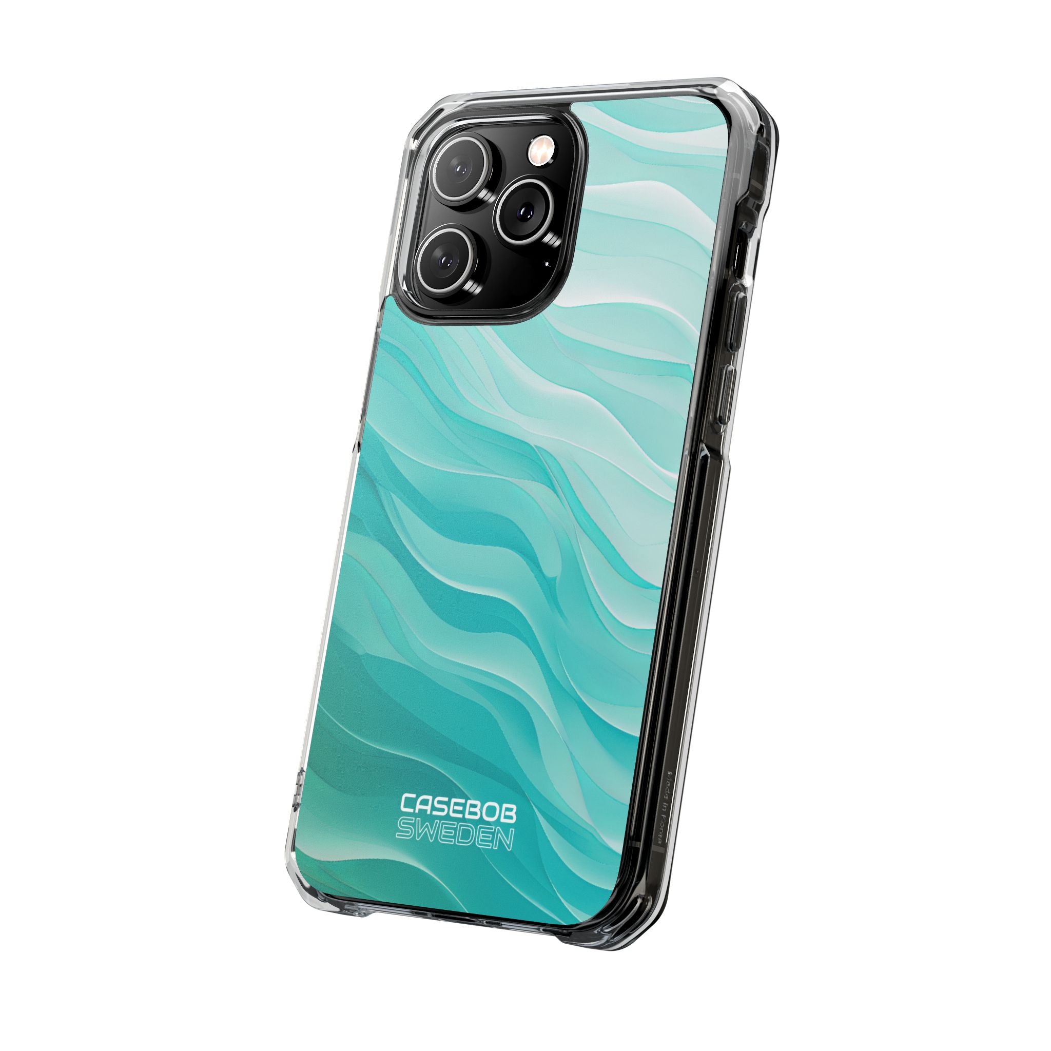 Soothing Aqua Waves iPhone 14 - Impact Clear+